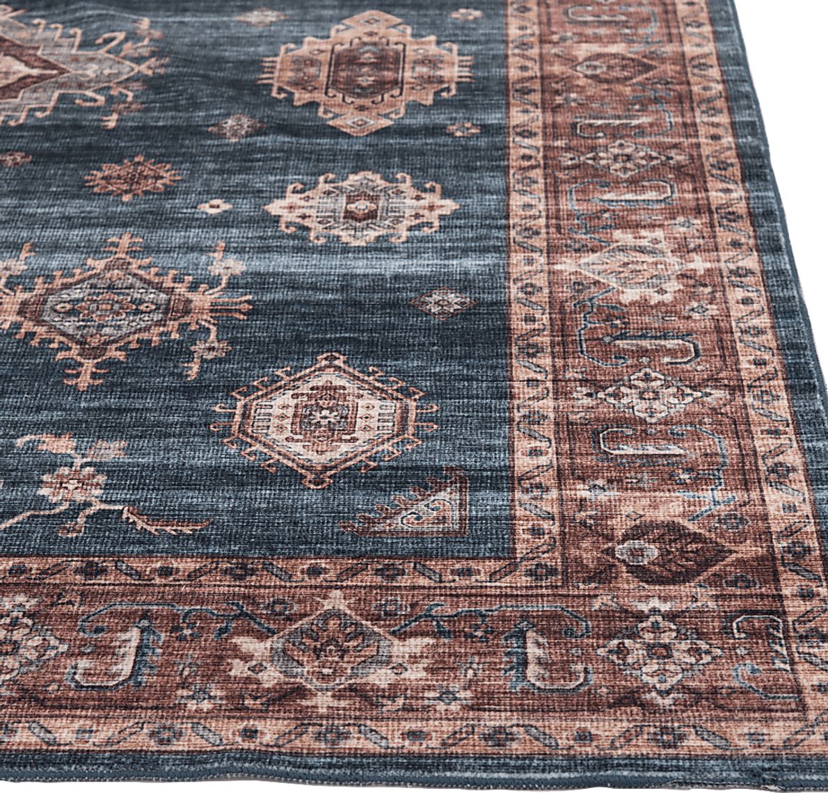 Foutch Rust 7'5 x 9'5 Rug - Rooms To Go