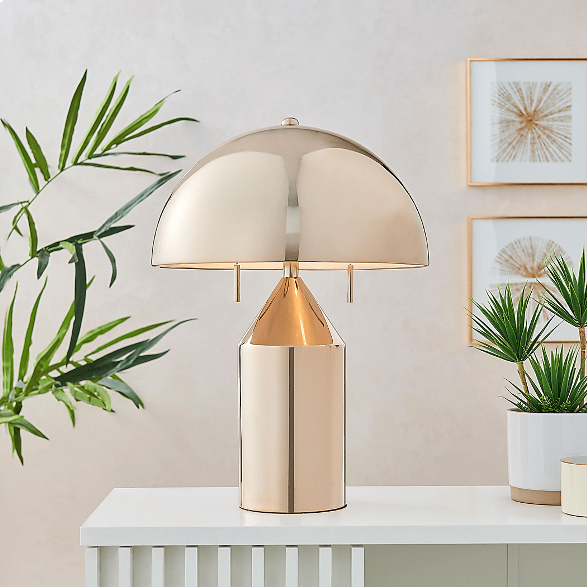 Fowler Bend Gold Lamp - Image 2