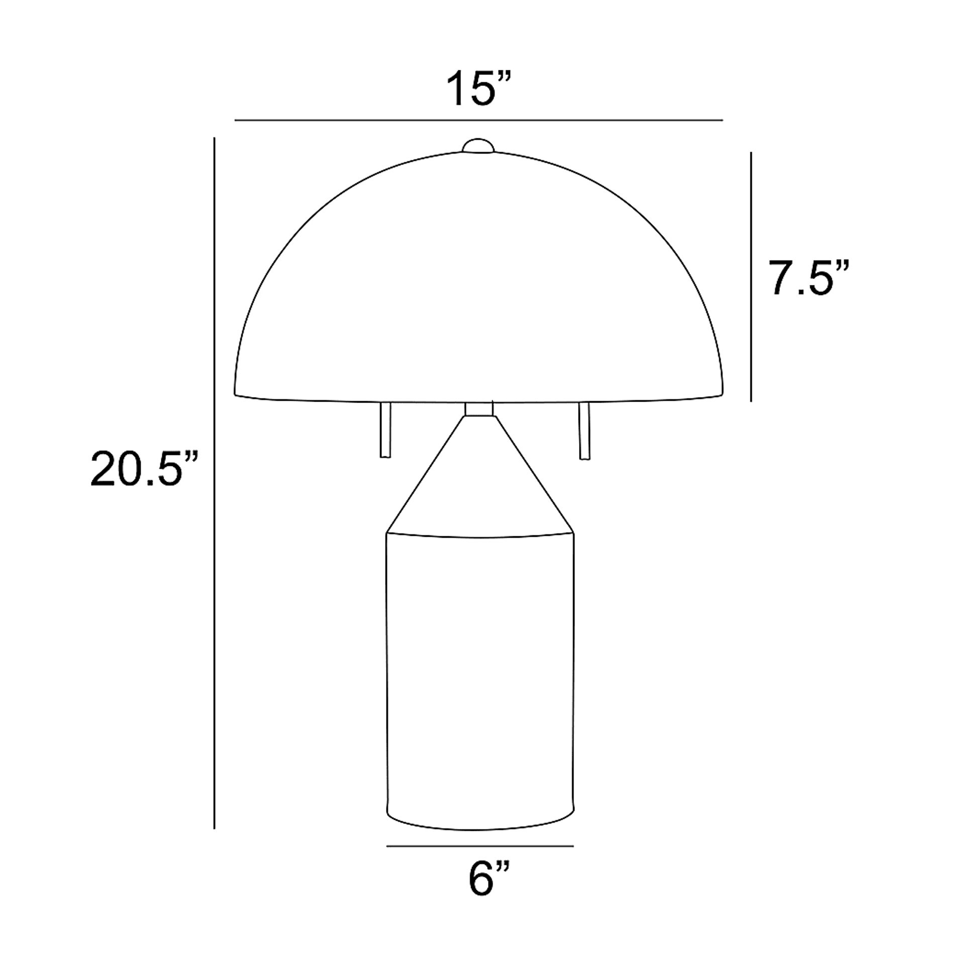 Fowler Bend Gold Lamp - Image 4