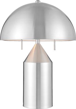 Fowler Bend Nickel Lamp