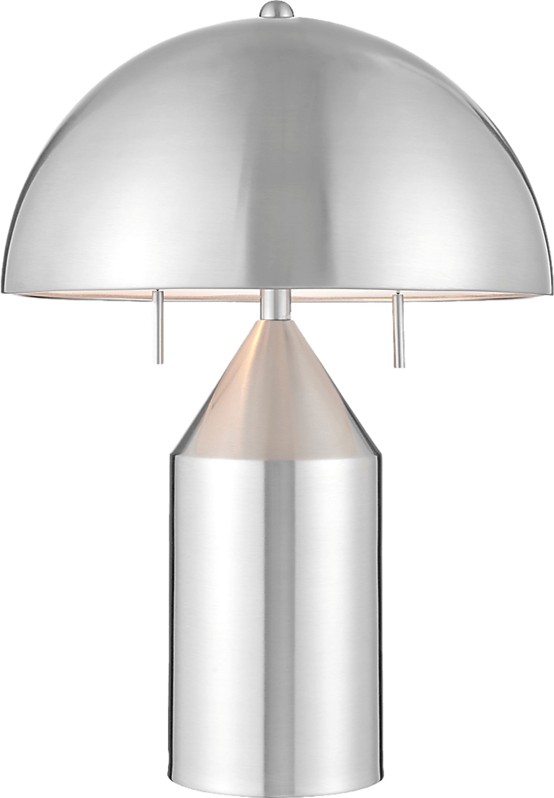Fowler Bend Nickel Lamp - Image 1