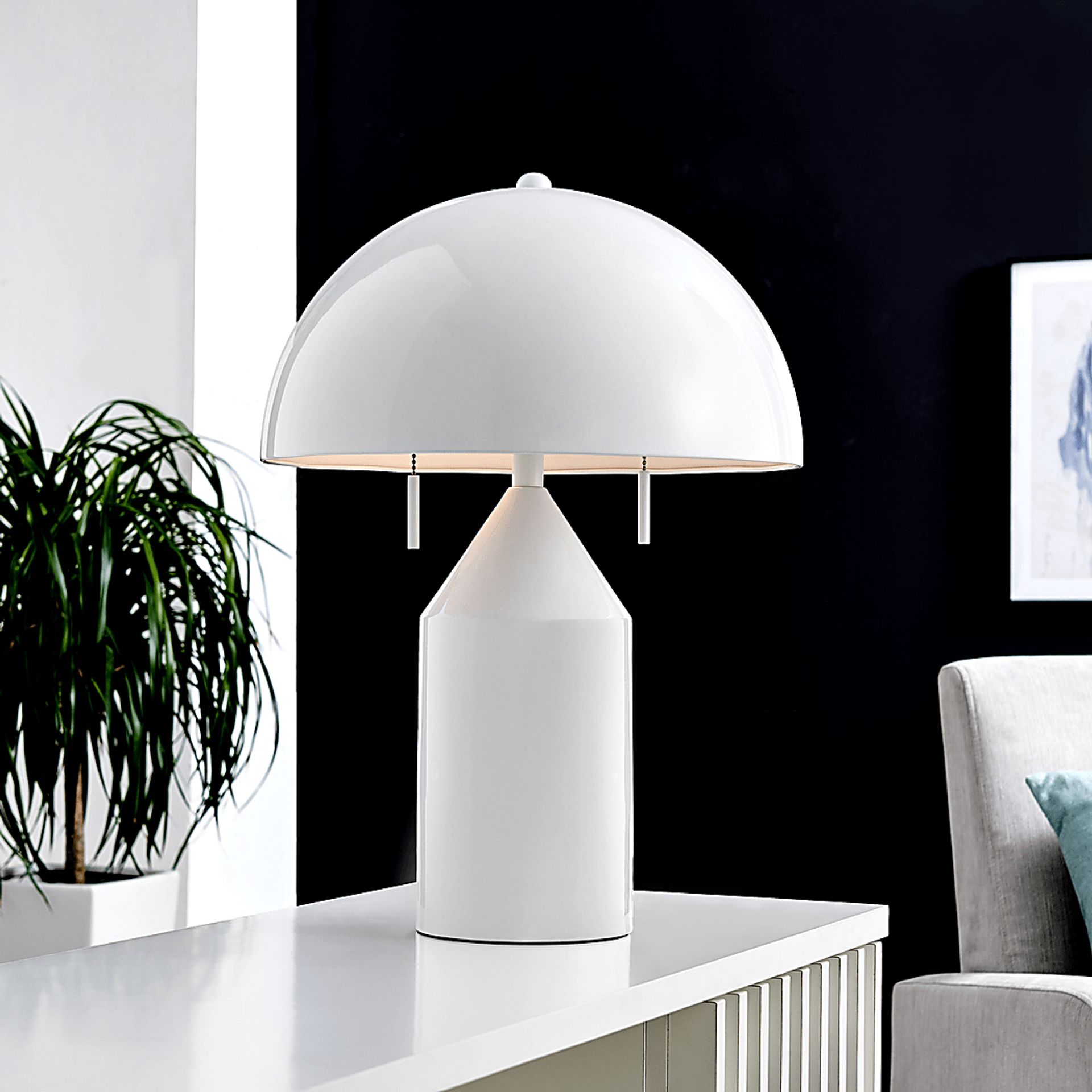 Fowler Bend White Lamp - Image 2