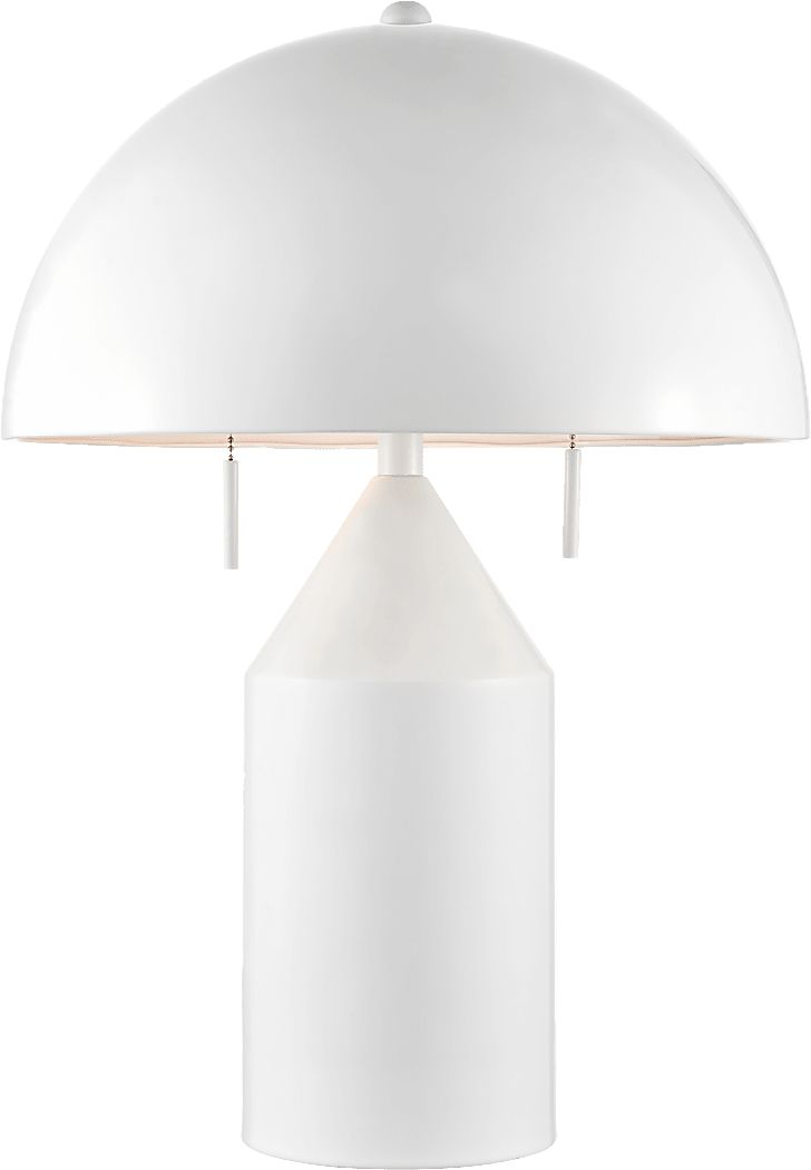 Fowler Bend White Lamp