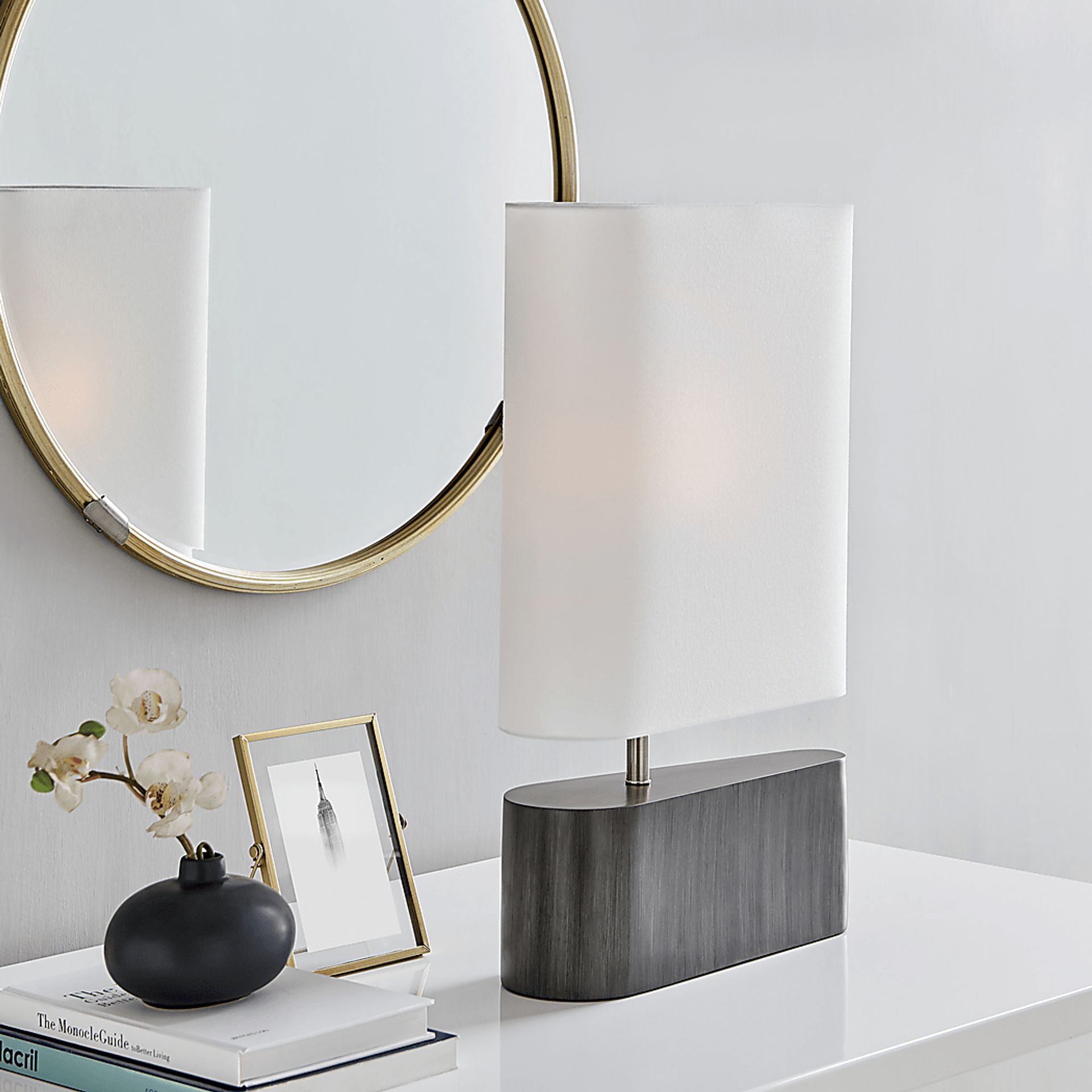 Fox Brush Point Charcoal Table Lamp - Image 4