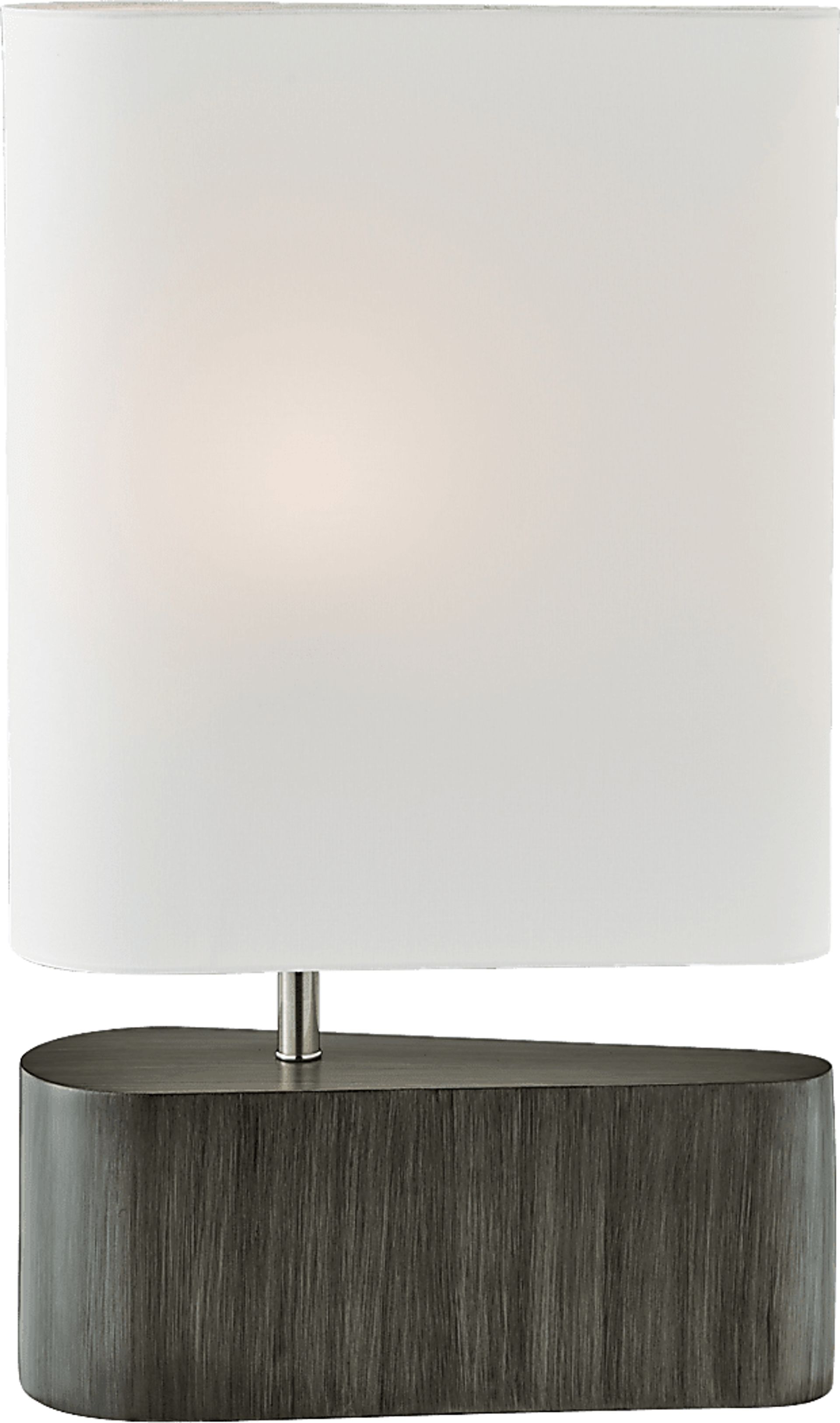 Fox Brush Point Charcoal Table Lamp - Image 1