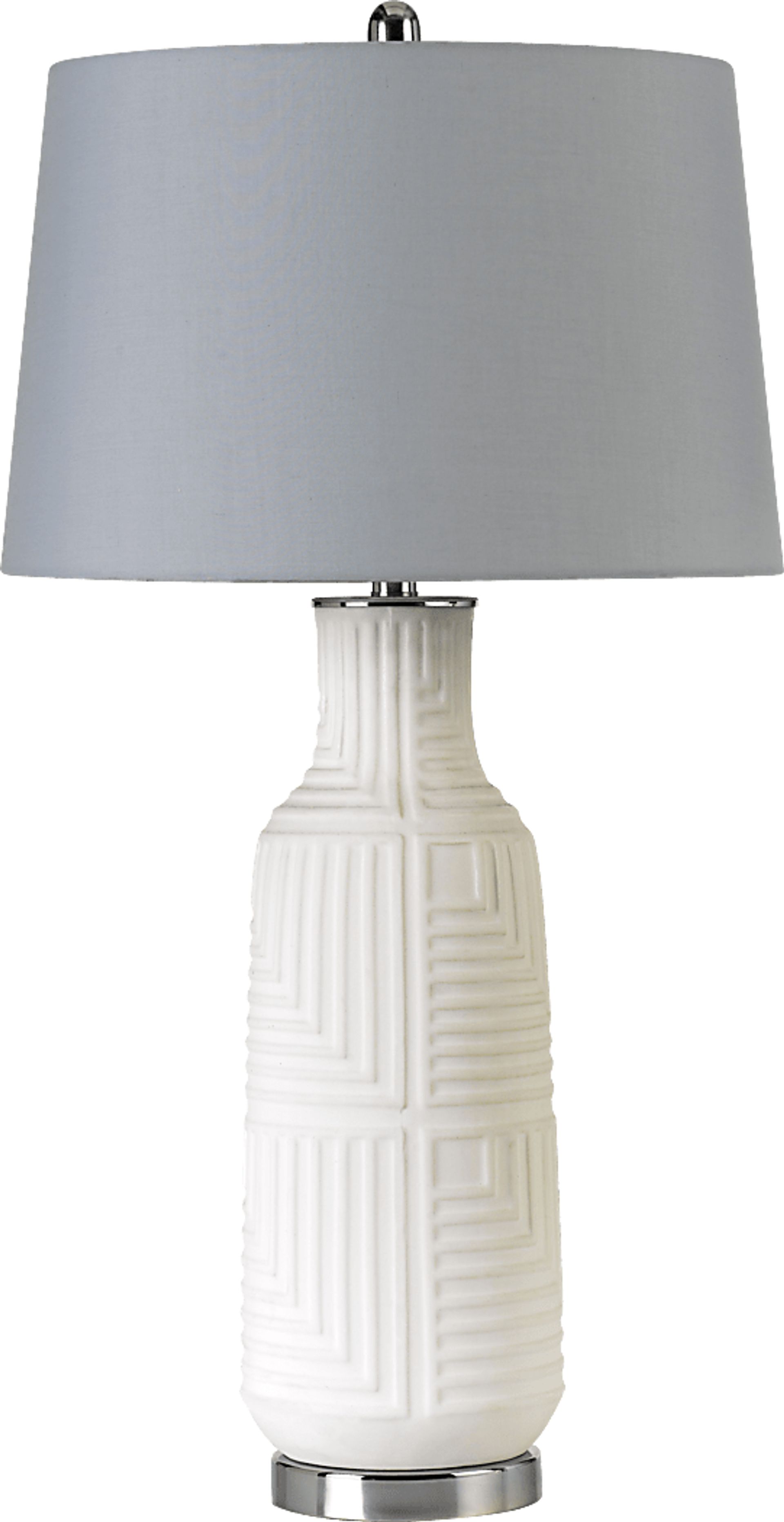 Fox Creek White Lamp - Image 1