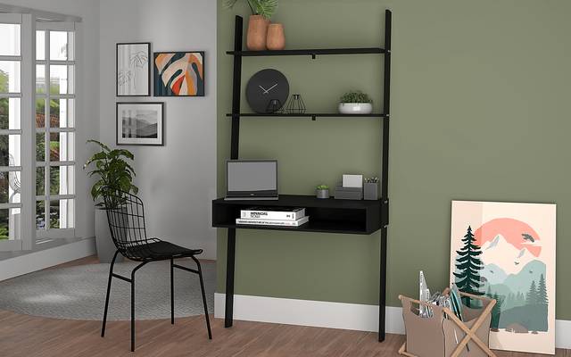 Fox Park Black Desk - Thumbnail - Image 7