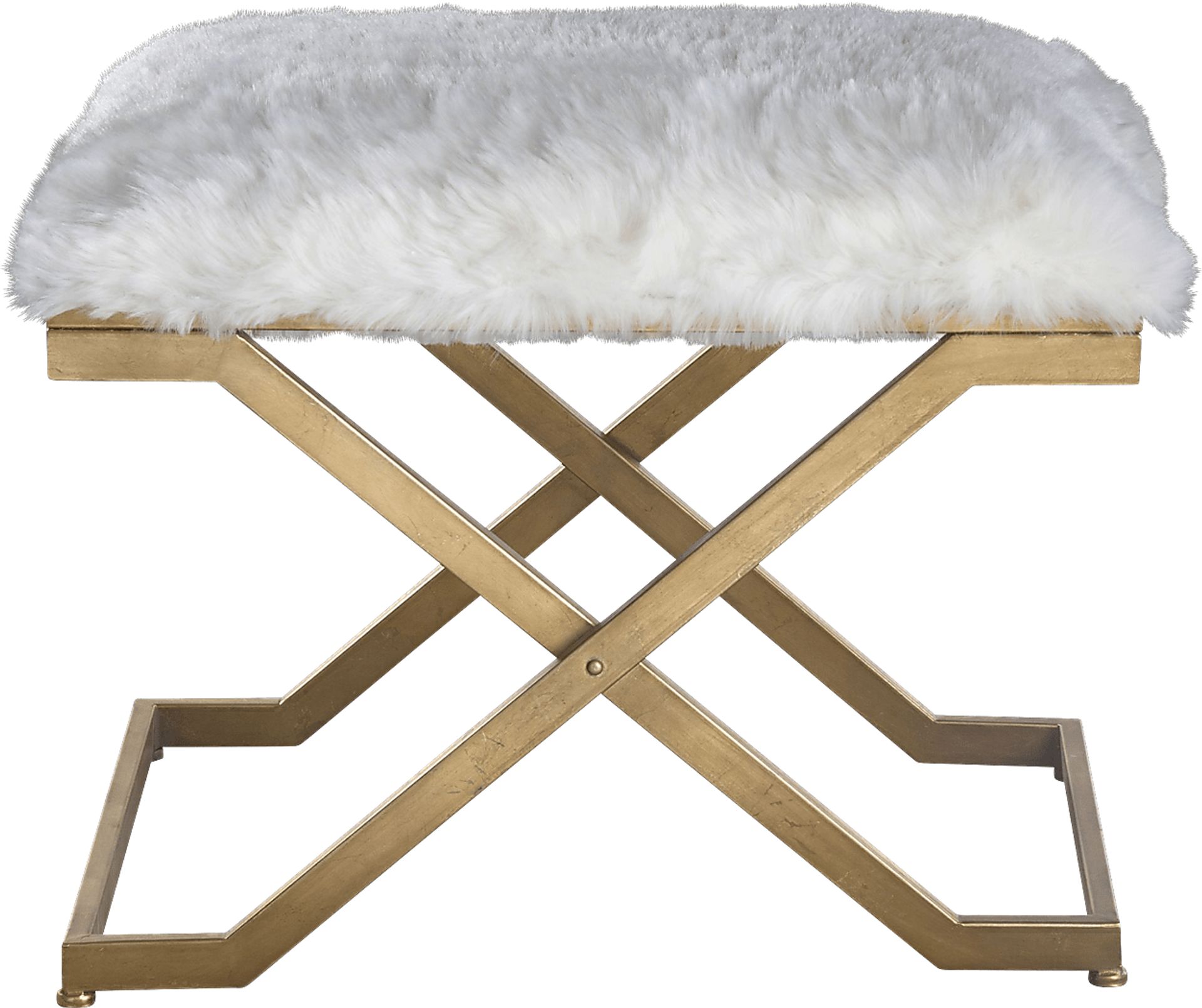 Foxall White Accent Bench - Image 1