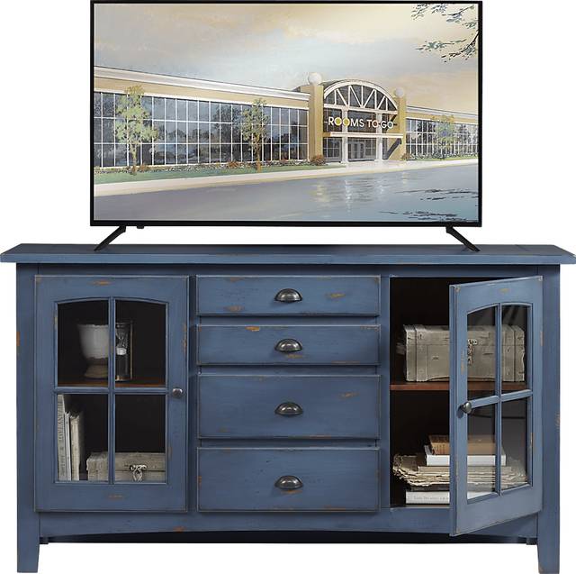 Foxborough Blue 62.5 in. Console - Thumbnail - Image 2