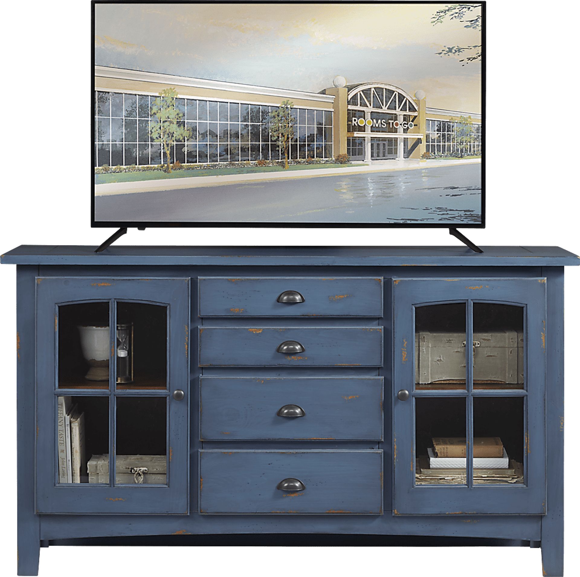 Foxborough Blue 62.5 in. Console - Image 1