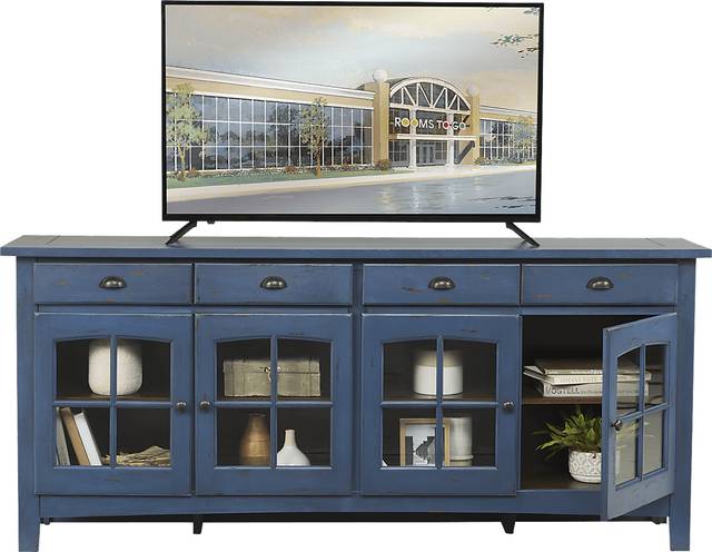 Foxborough Blue 80 in. Console - Thumbnail - Image 2