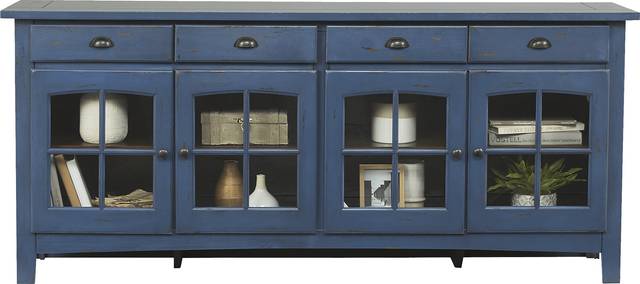 Foxborough Blue 80 in. Console - Thumbnail - Image 3