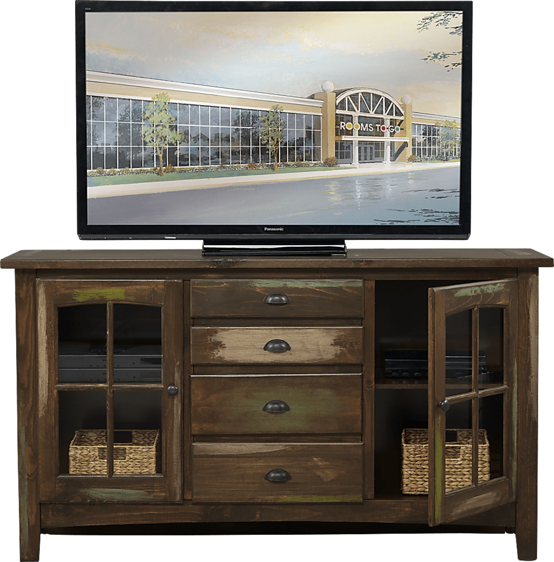 Foxborough Brown 62.5 in. Console - Image 2