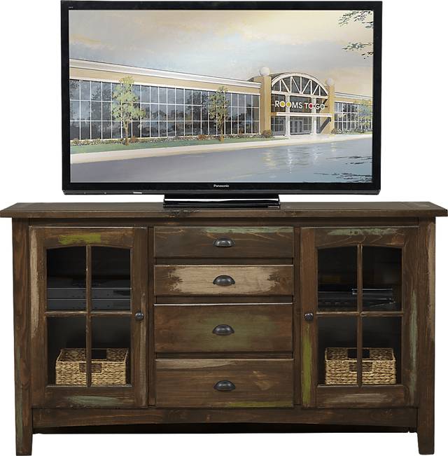Foxborough Brown 62.5 in. Console - Thumbnail - Image 1