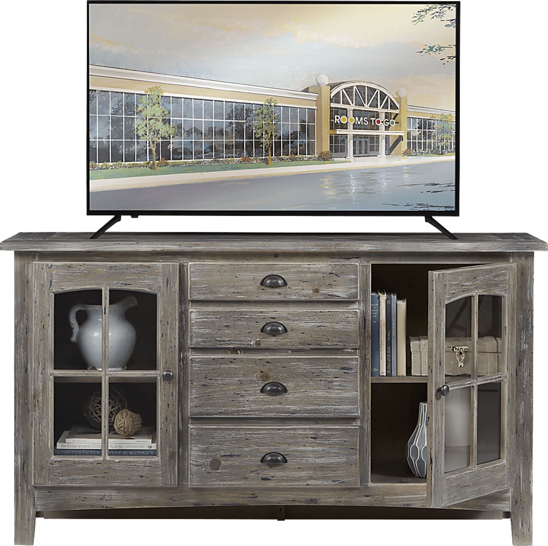 Foxborough Gray 62.5 in. Console - Image 2