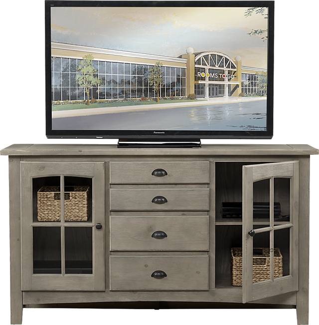 Foxborough Gray 62.5 in. Console - Thumbnail - Image 2