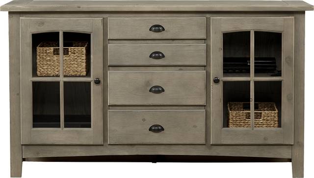 Foxborough Gray 62.5 in. Console - Thumbnail - Image 3