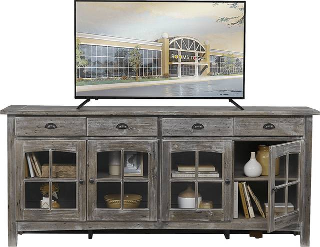 Foxborough Gray 80 in. Console - Thumbnail - Image 2