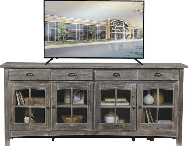 Foxborough Gray 80 in. Console - Thumbnail - Image 1