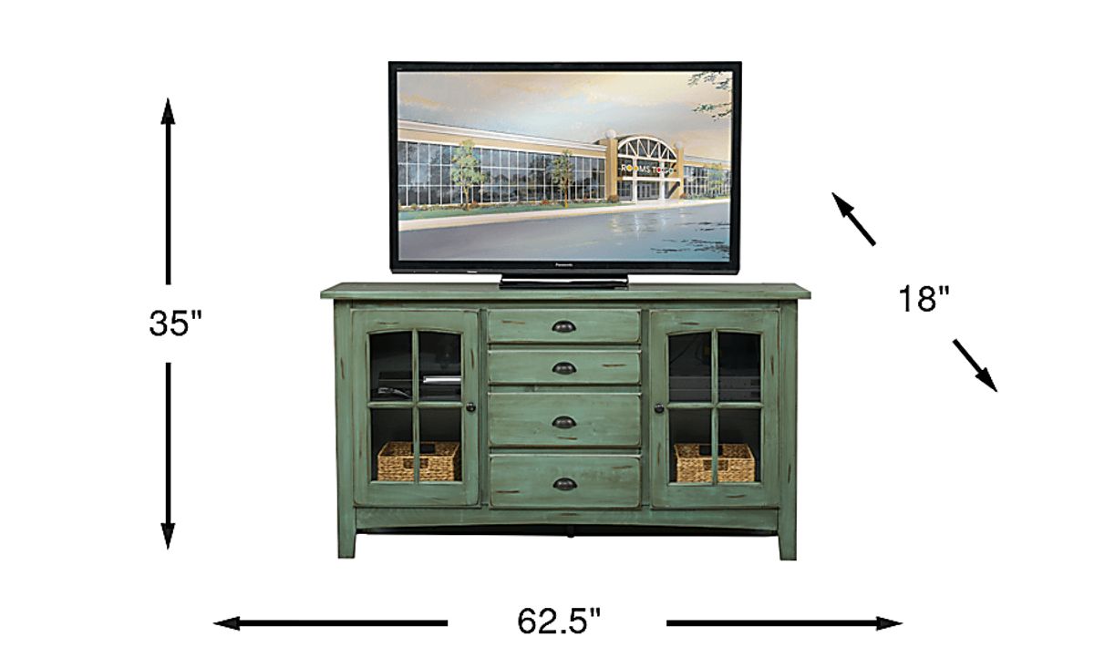Foxborough Turquoise Colors Console | Rooms to Go