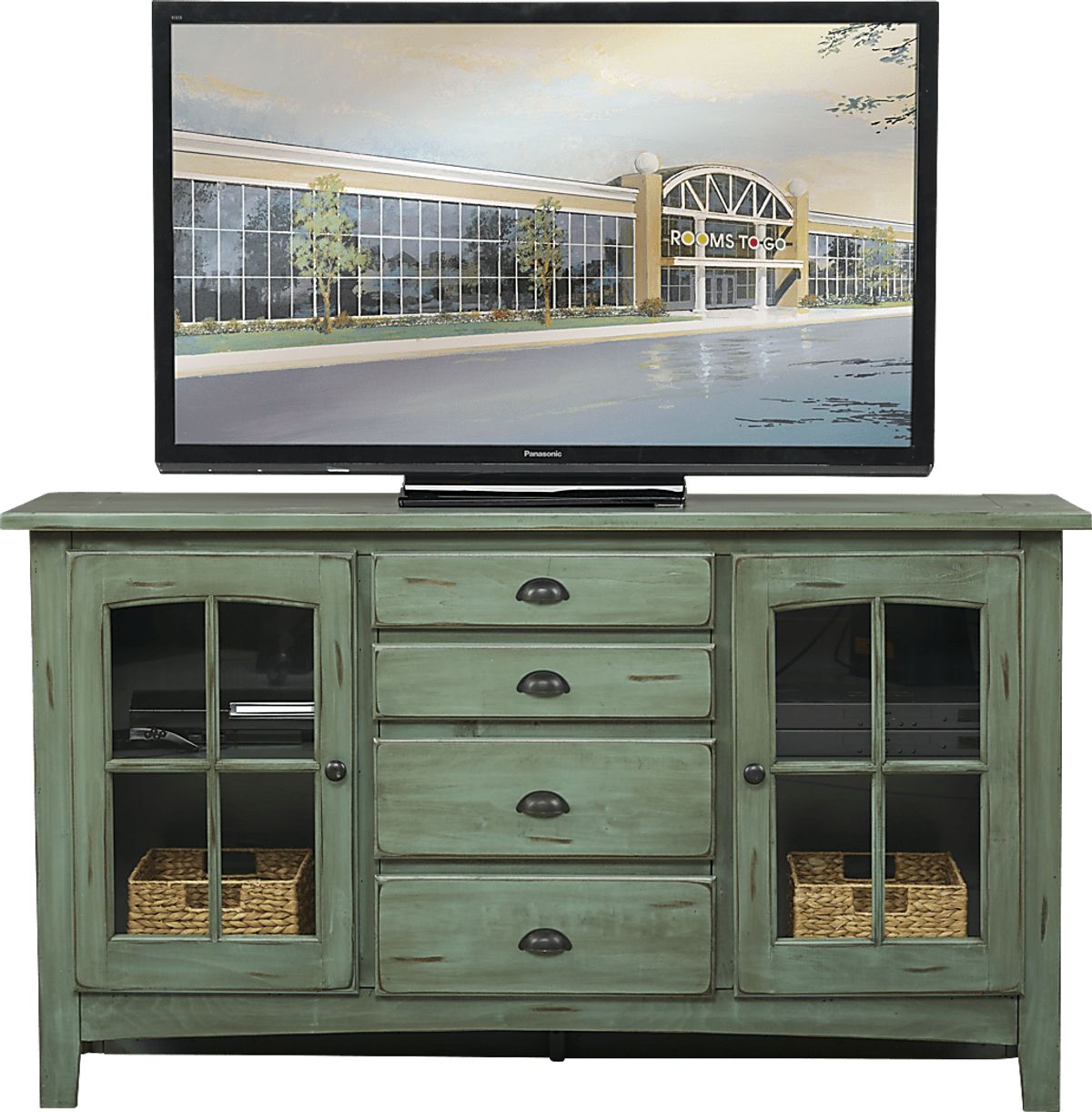 Foxborough Turquoise Colors Console