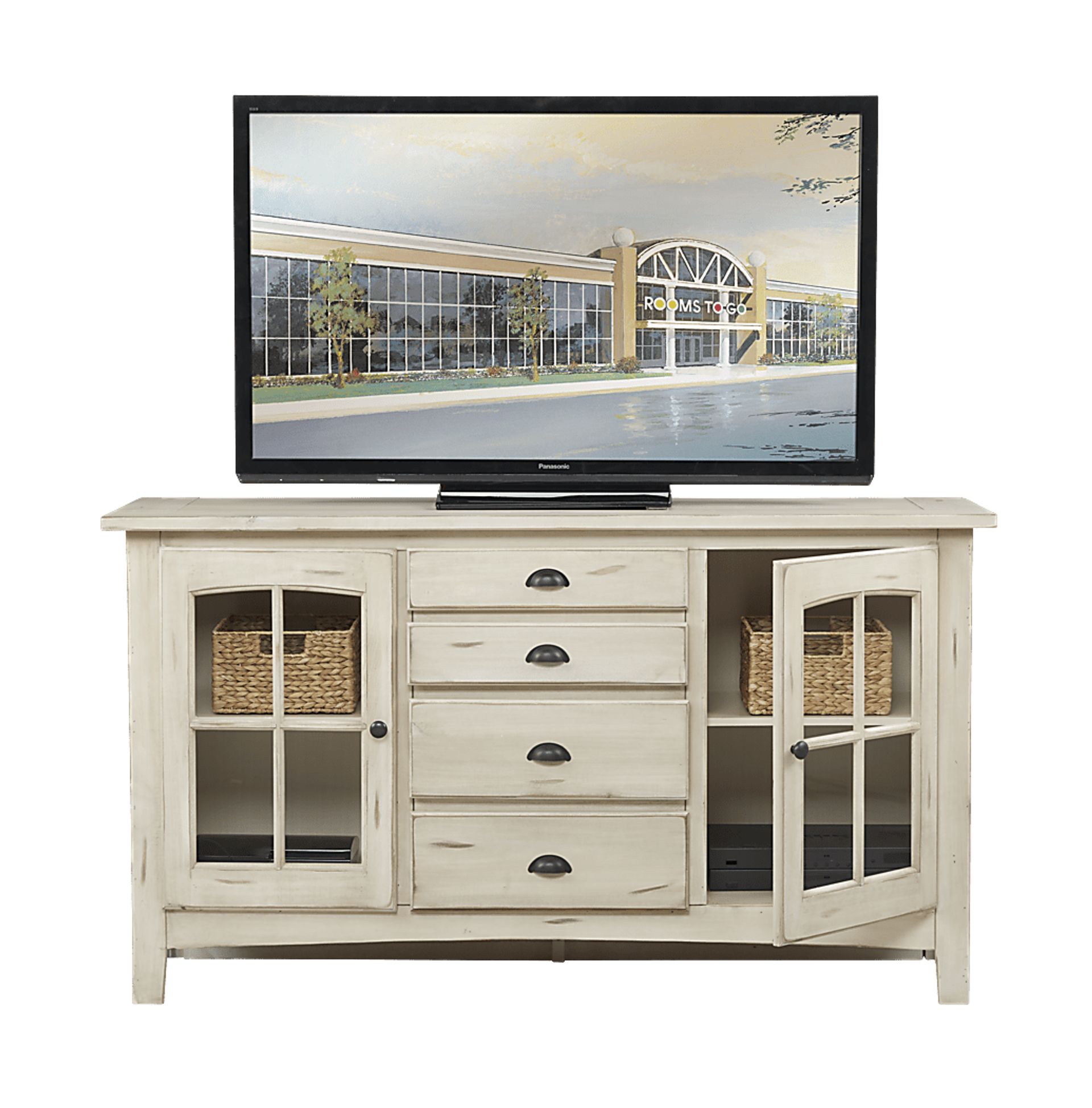 Foxborough White 62.5 in. Console - Image 2