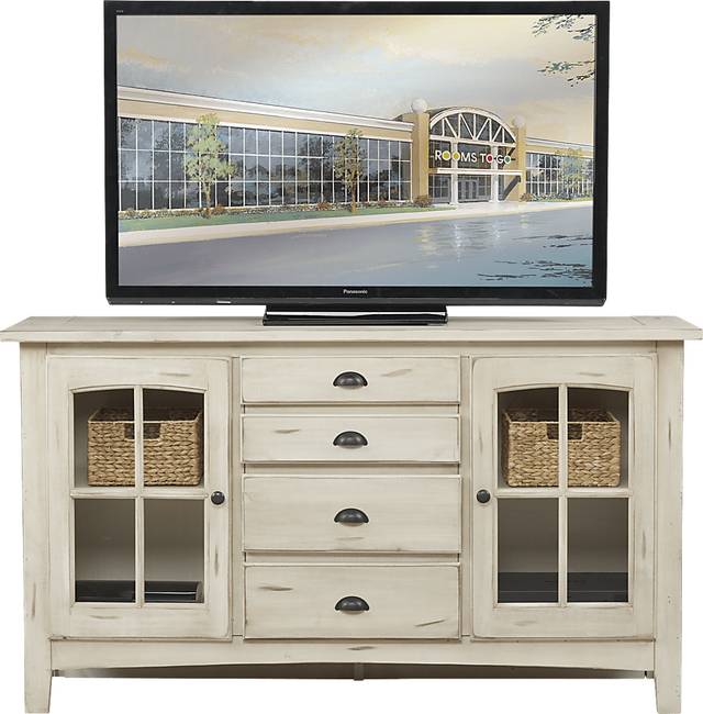 Foxborough White 62.5 in. Console - Thumbnail - Image 1