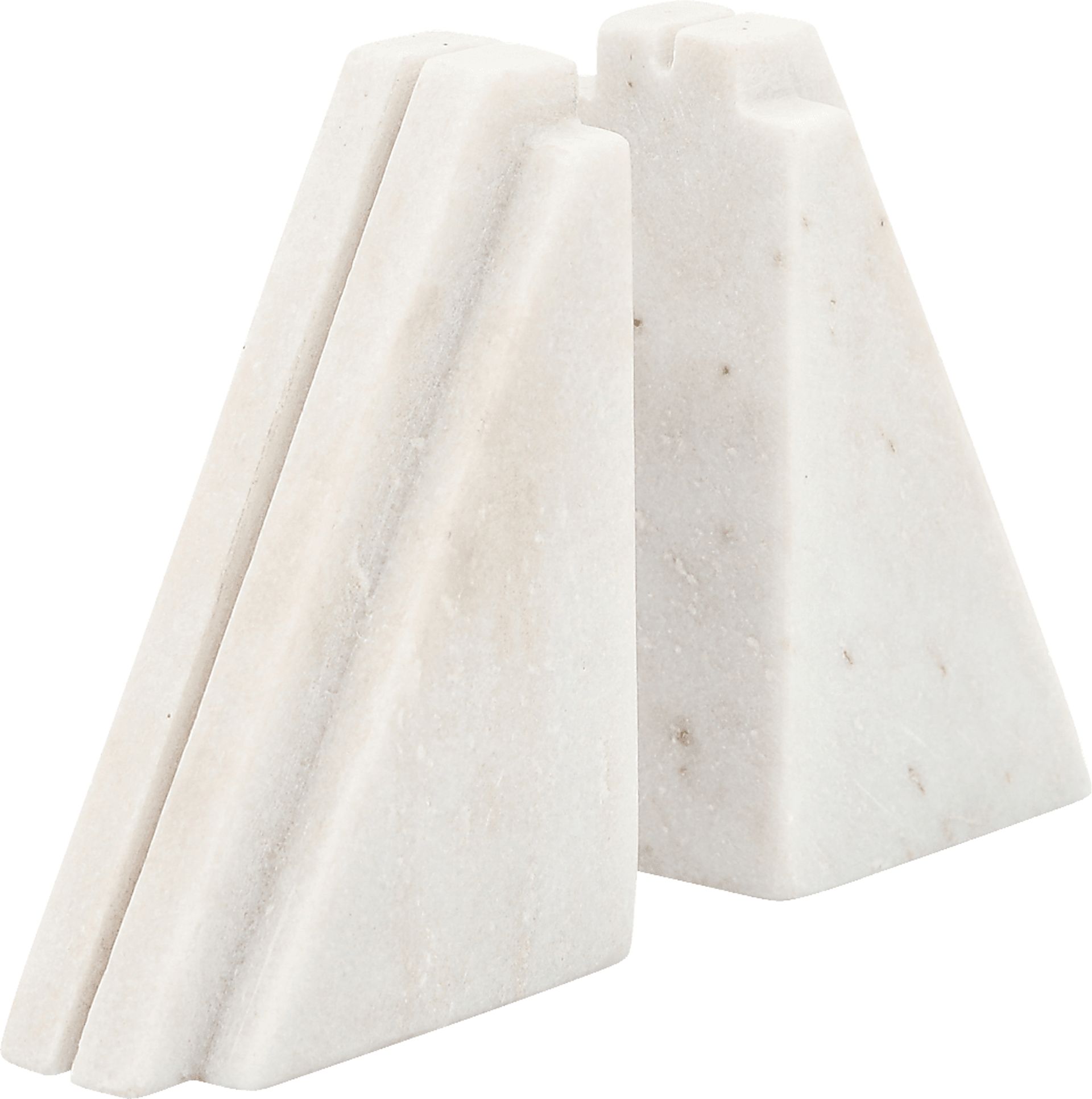 Foxburrow White Bookends - Image 1