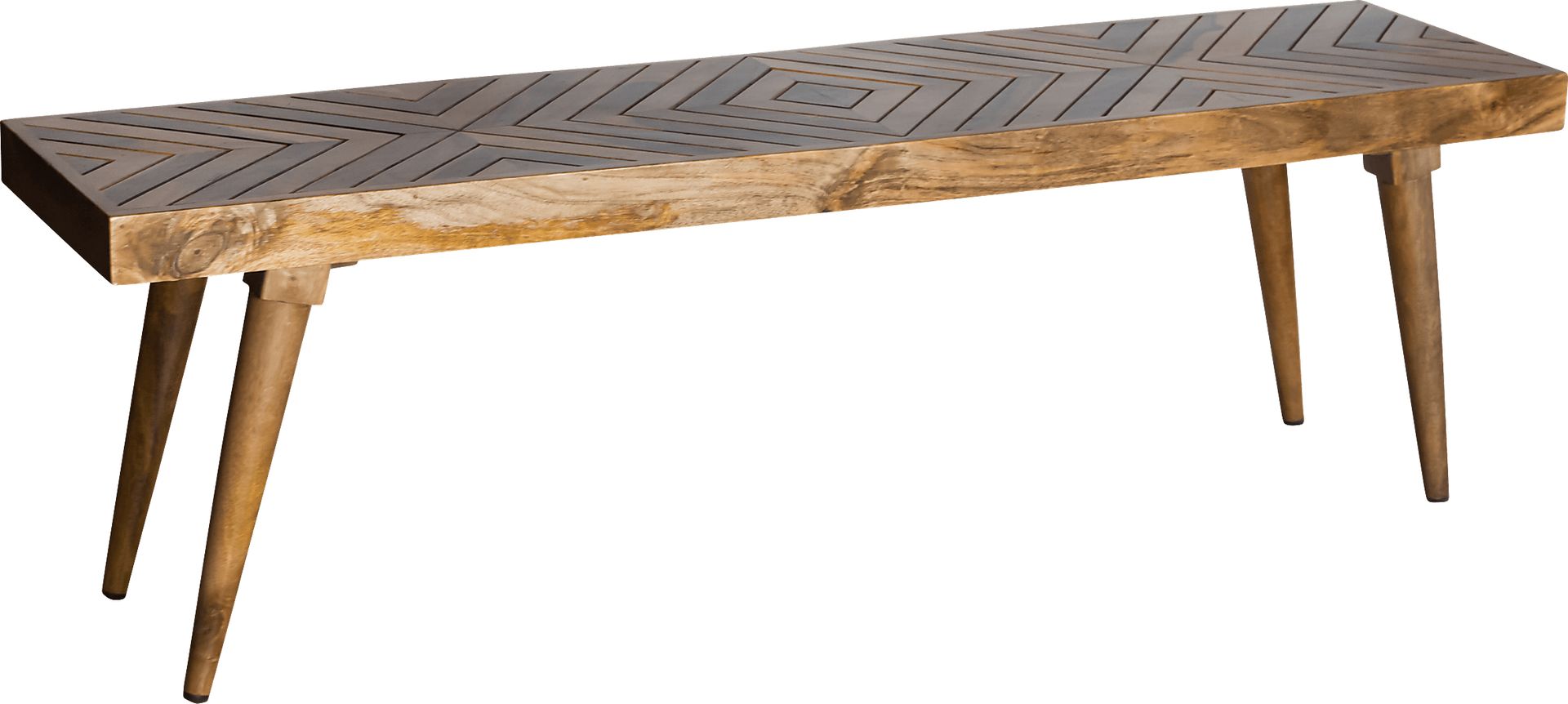 Foxglove Brown Bench - Image 1