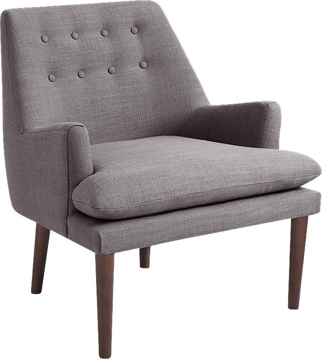 Foxshire Gray Accent Chair - Thumbnail - Image 1