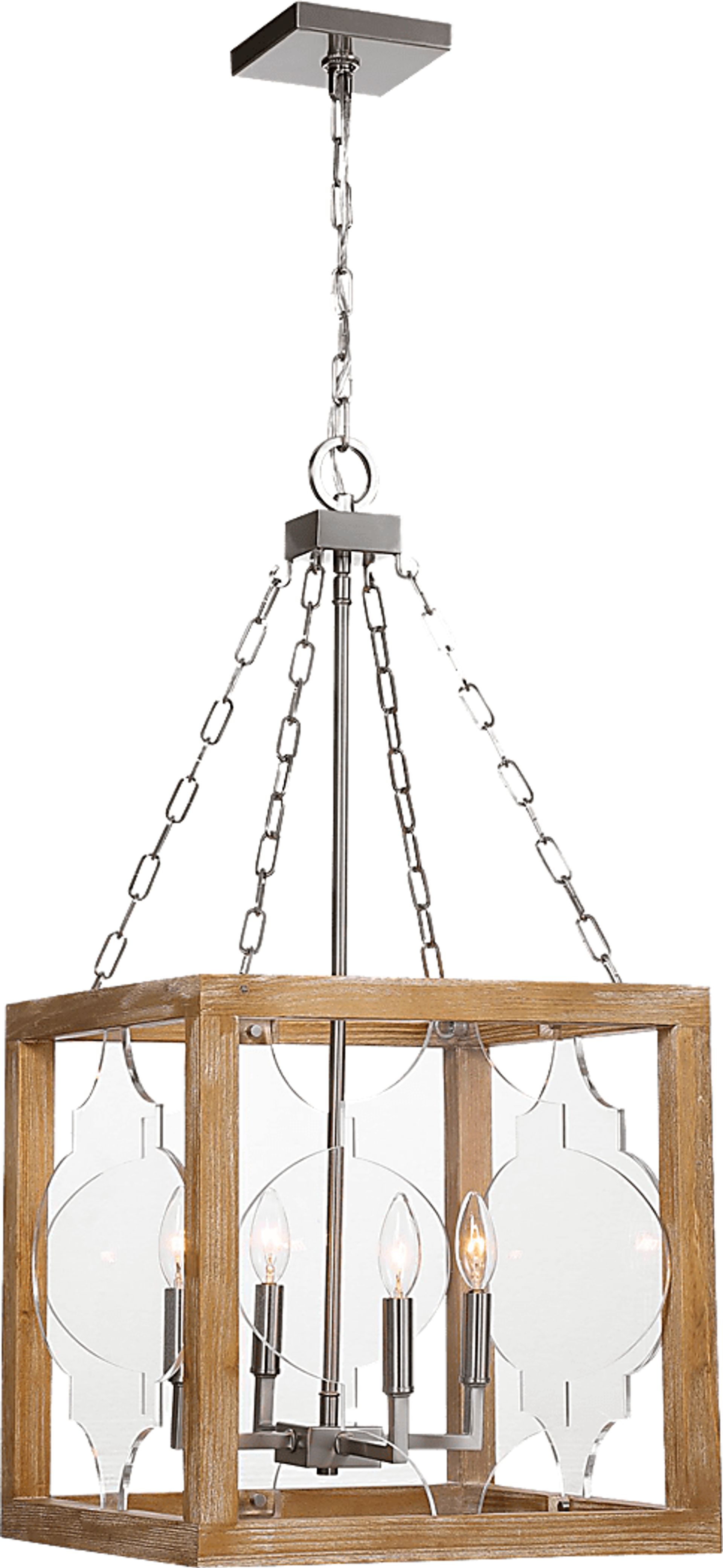 Foxwood Court Wood Pendant - Image 1