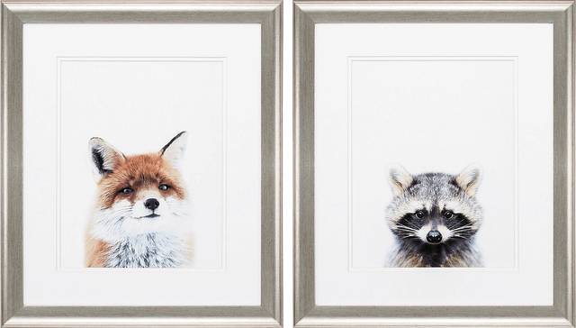 Foxy Racoon Set of 2 Artwork - Thumbnail - Image 1