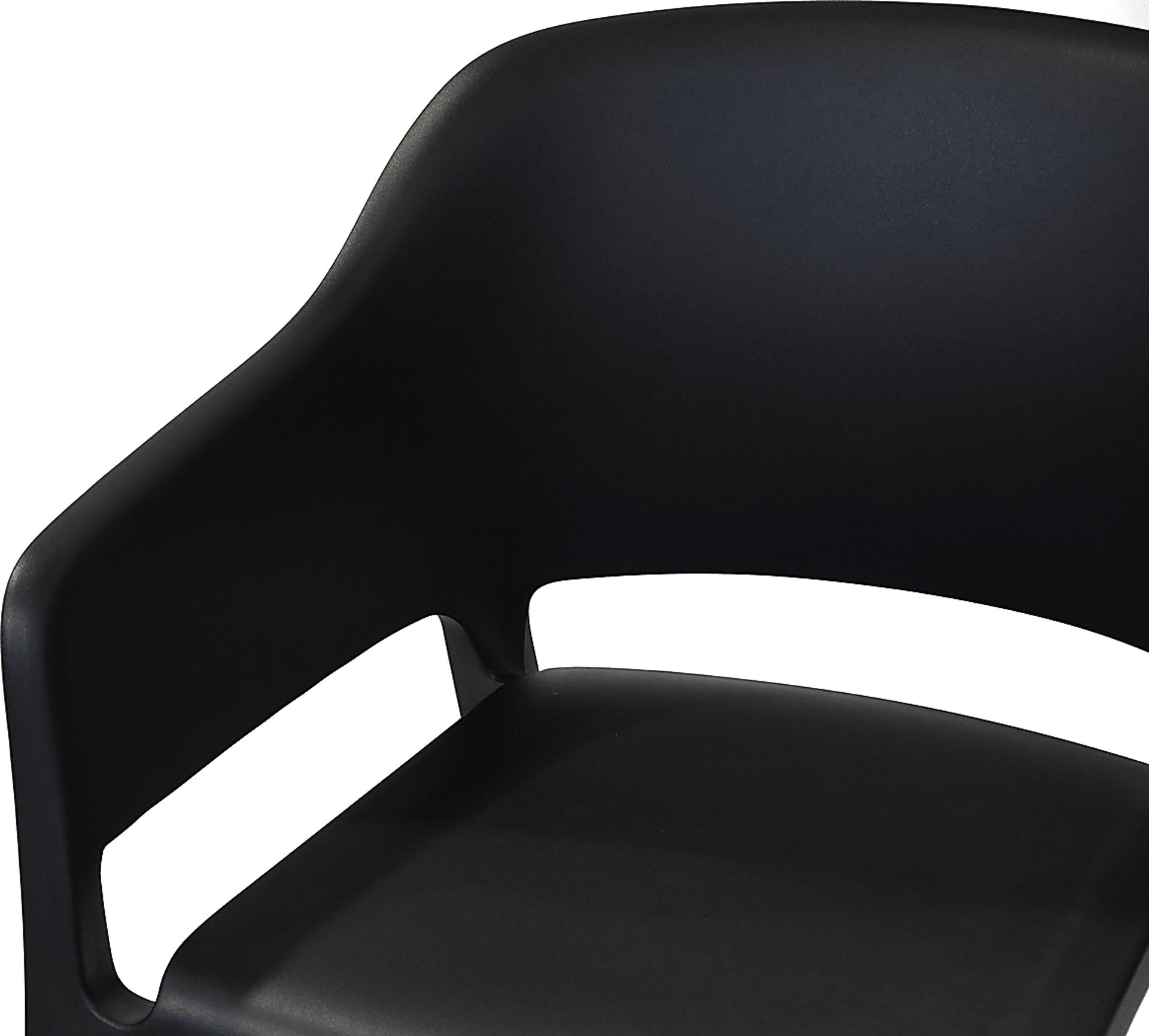 Fragancia Black Outdoor Dining Chair, Set of 2 - Image 6