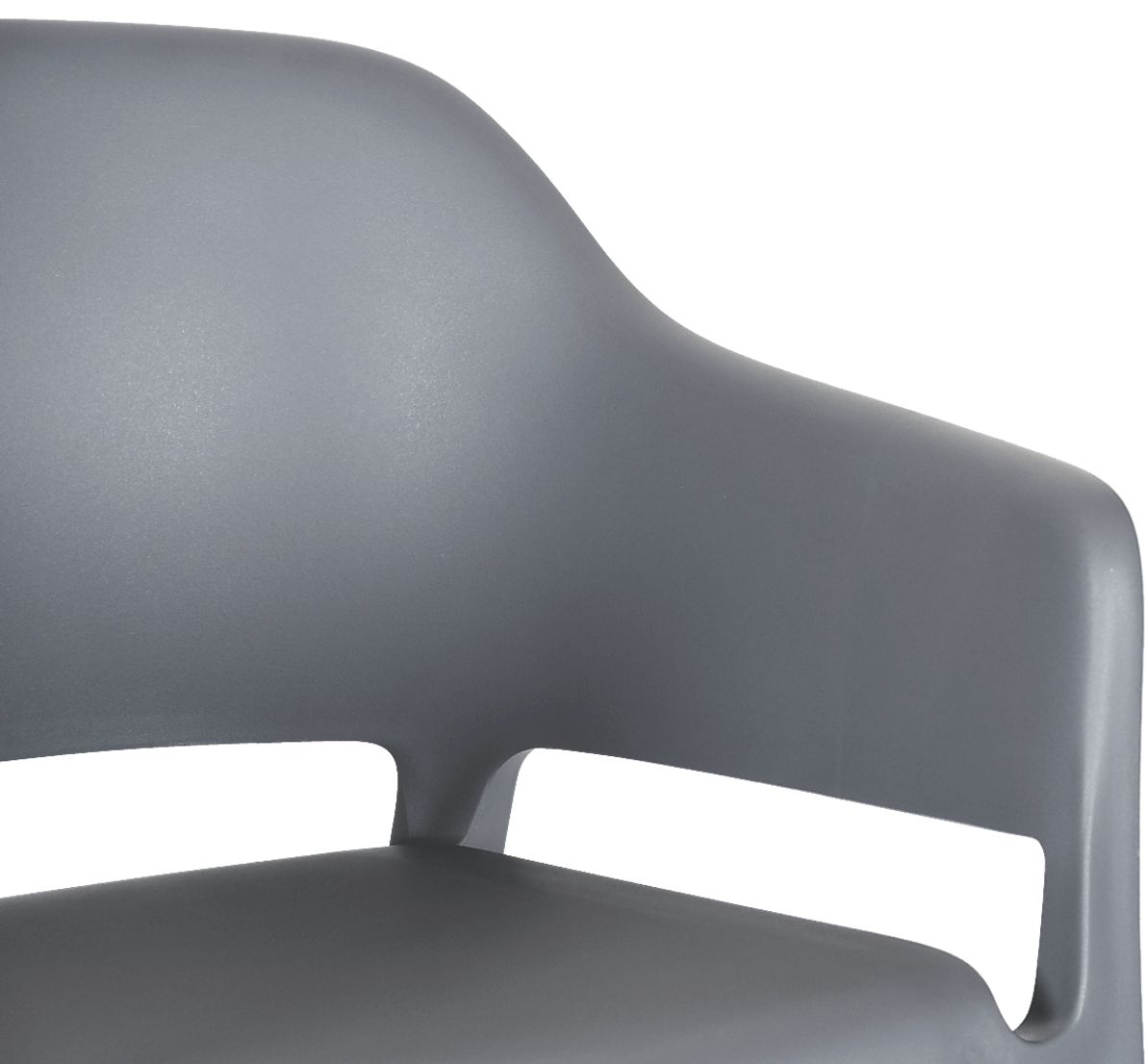 Fragancia Gray Outdoor Dining Chair, Set of 2