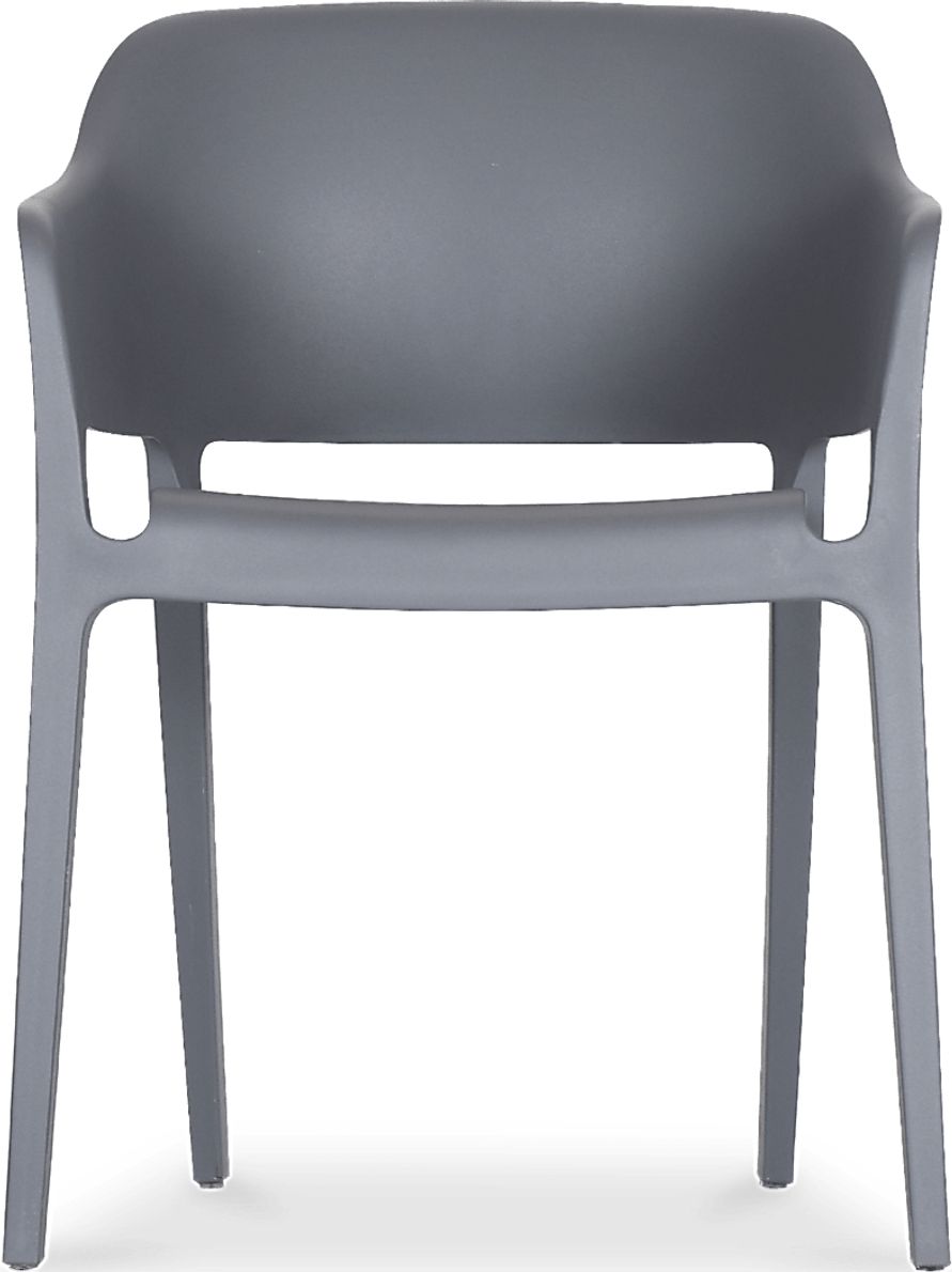 Fragancia Gray Outdoor Dining Chair, Set of 2