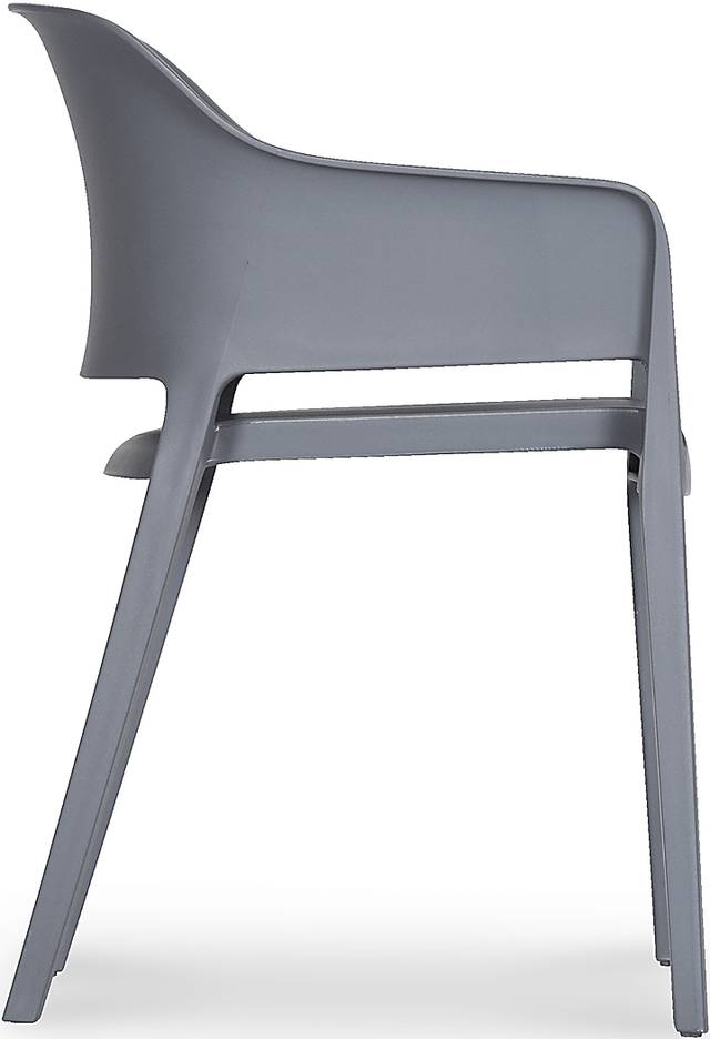 Fragancia Gray Outdoor Dining Chair, Set of 2 - Thumbnail - Image 5