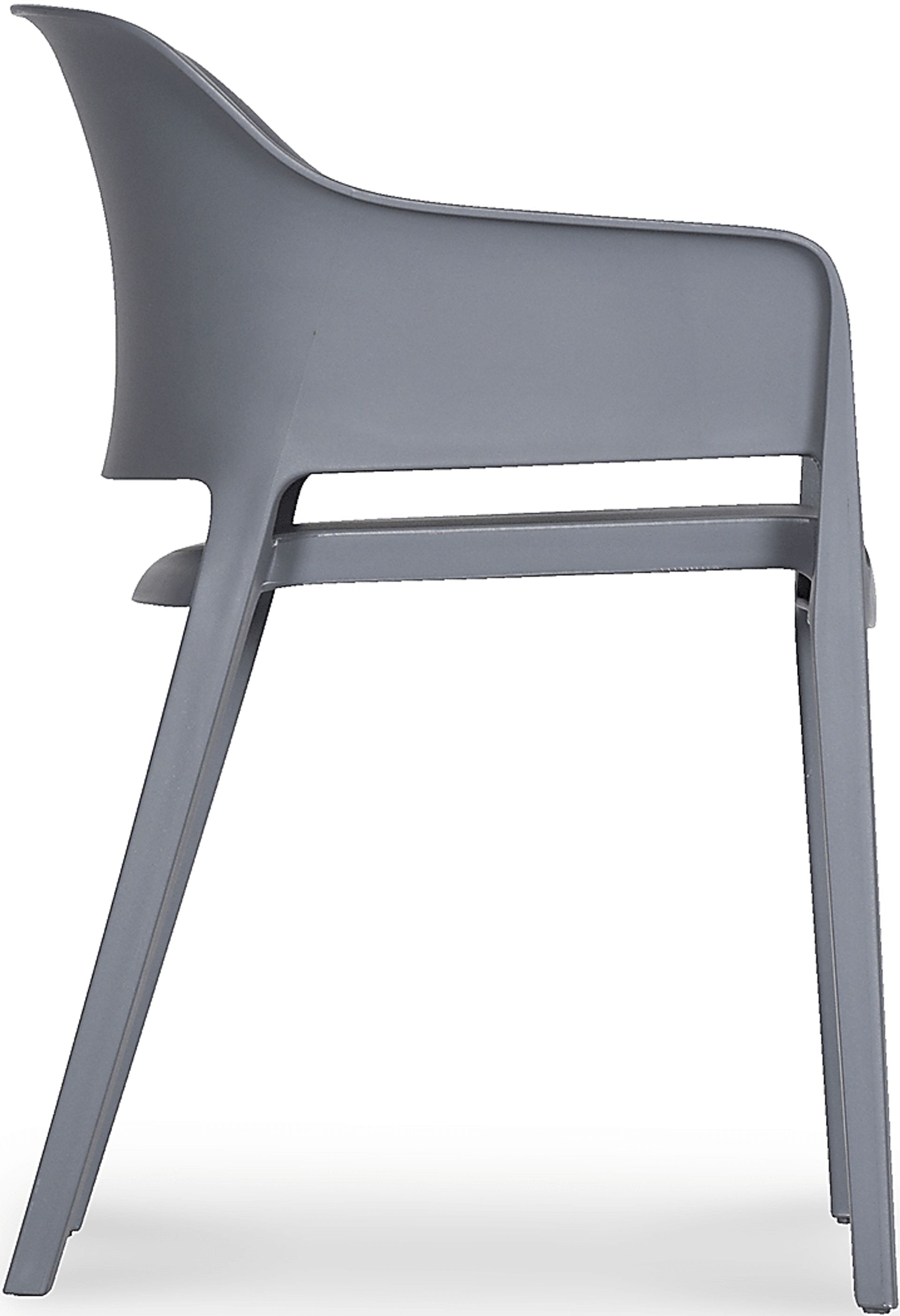 Fragancia Gray Outdoor Dining Chair, Set of 2 - Image 5