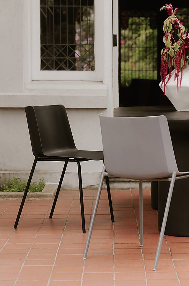 Fragancia Red Outdoor Dining Chair, Set of 2 - Thumbnail - Image 2
