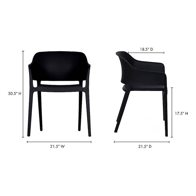 Fragancia White Outdoor Dining Chair, Set of 2 - Thumbnail - Image 6