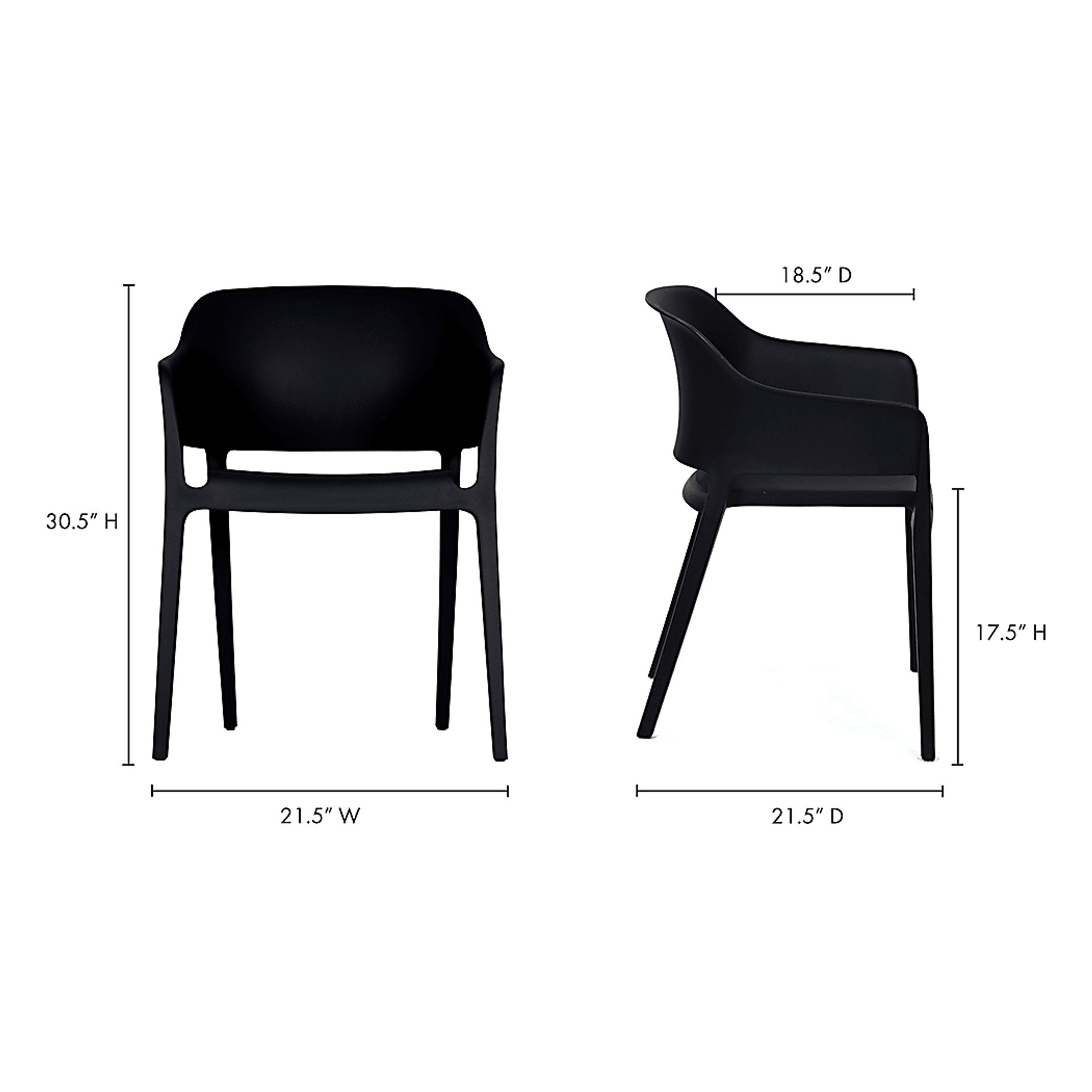 Fragancia White Outdoor Dining Chair, Set of 2 - Image 6