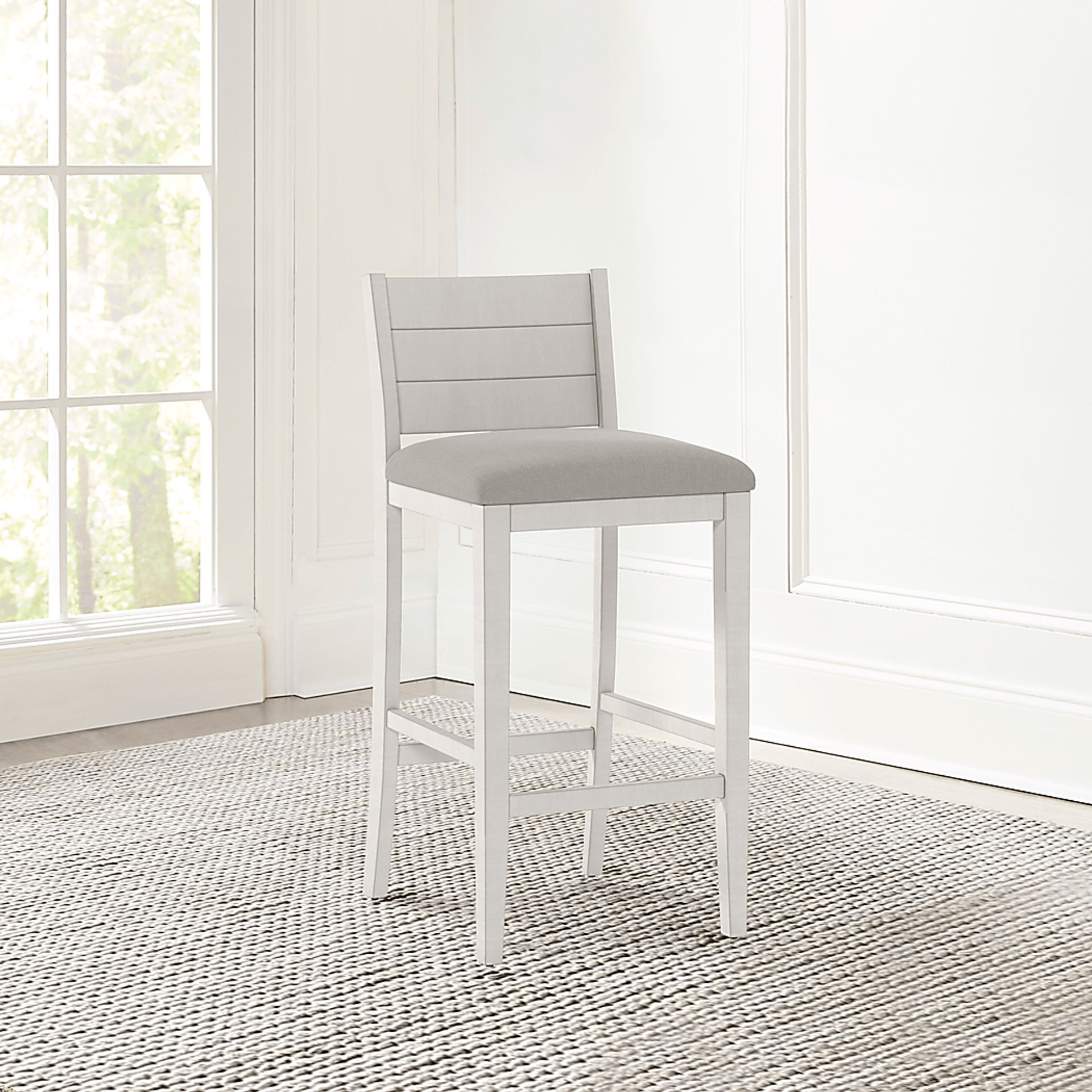 Frailey White Barstool - Image 8