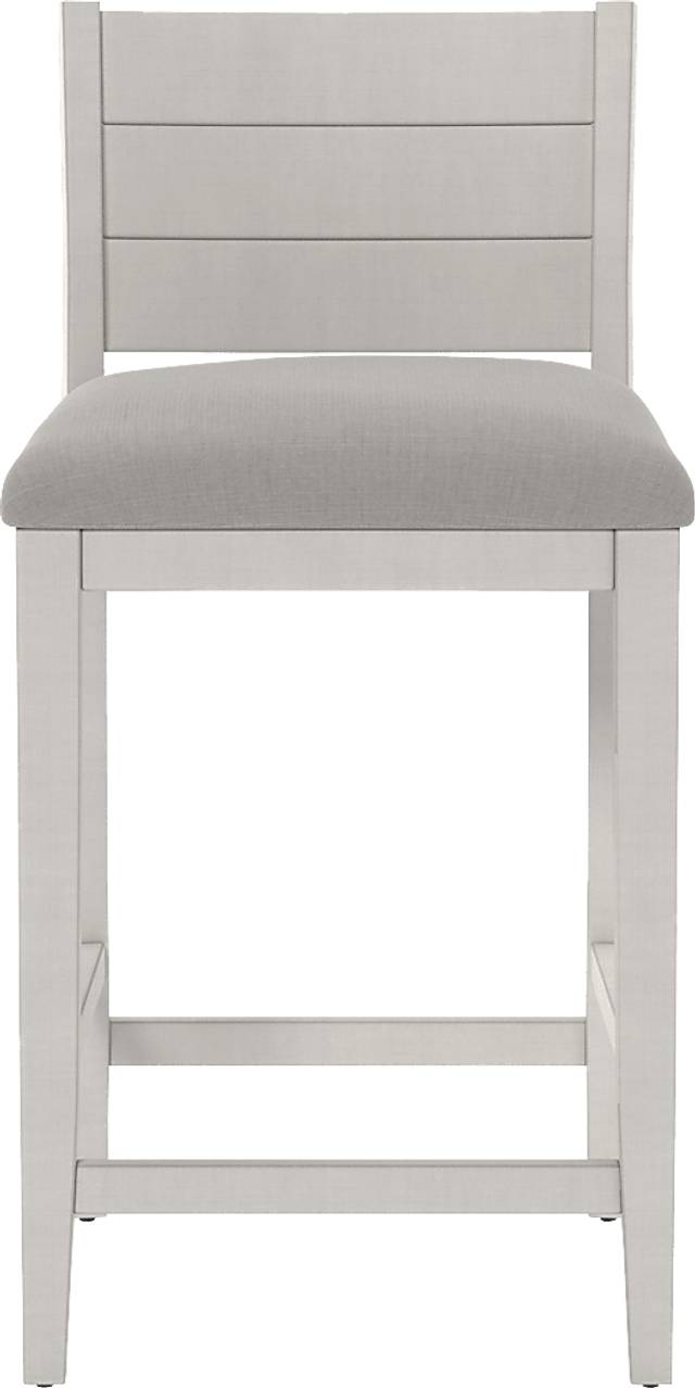Frailey White Counter Height Stool - Thumbnail - Image 2