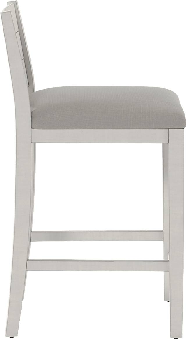 Frailey White Counter Height Stool - Thumbnail - Image 3
