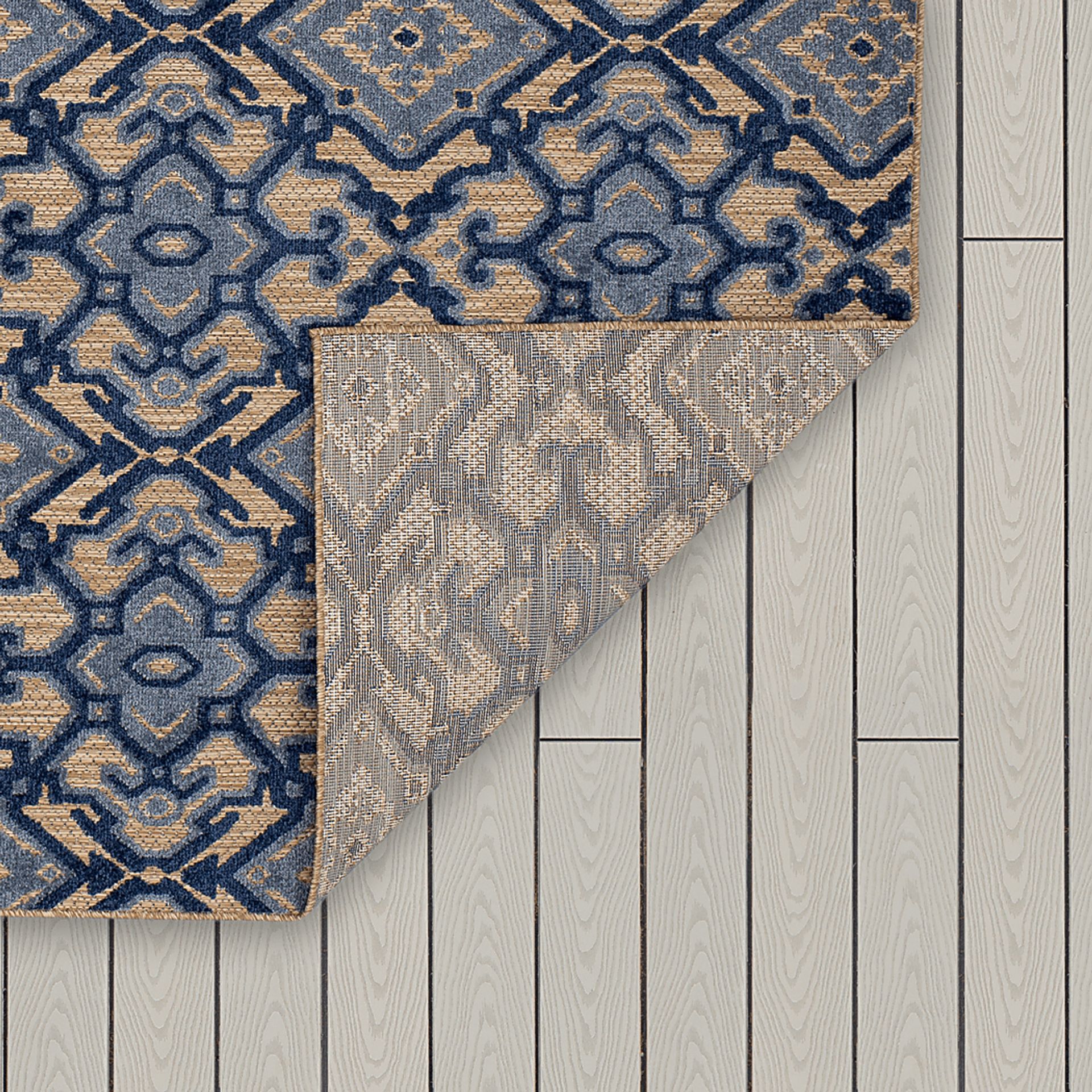 Framingway Blue 7'10 x 10' Indoor/Outdoor Rug - Image 4