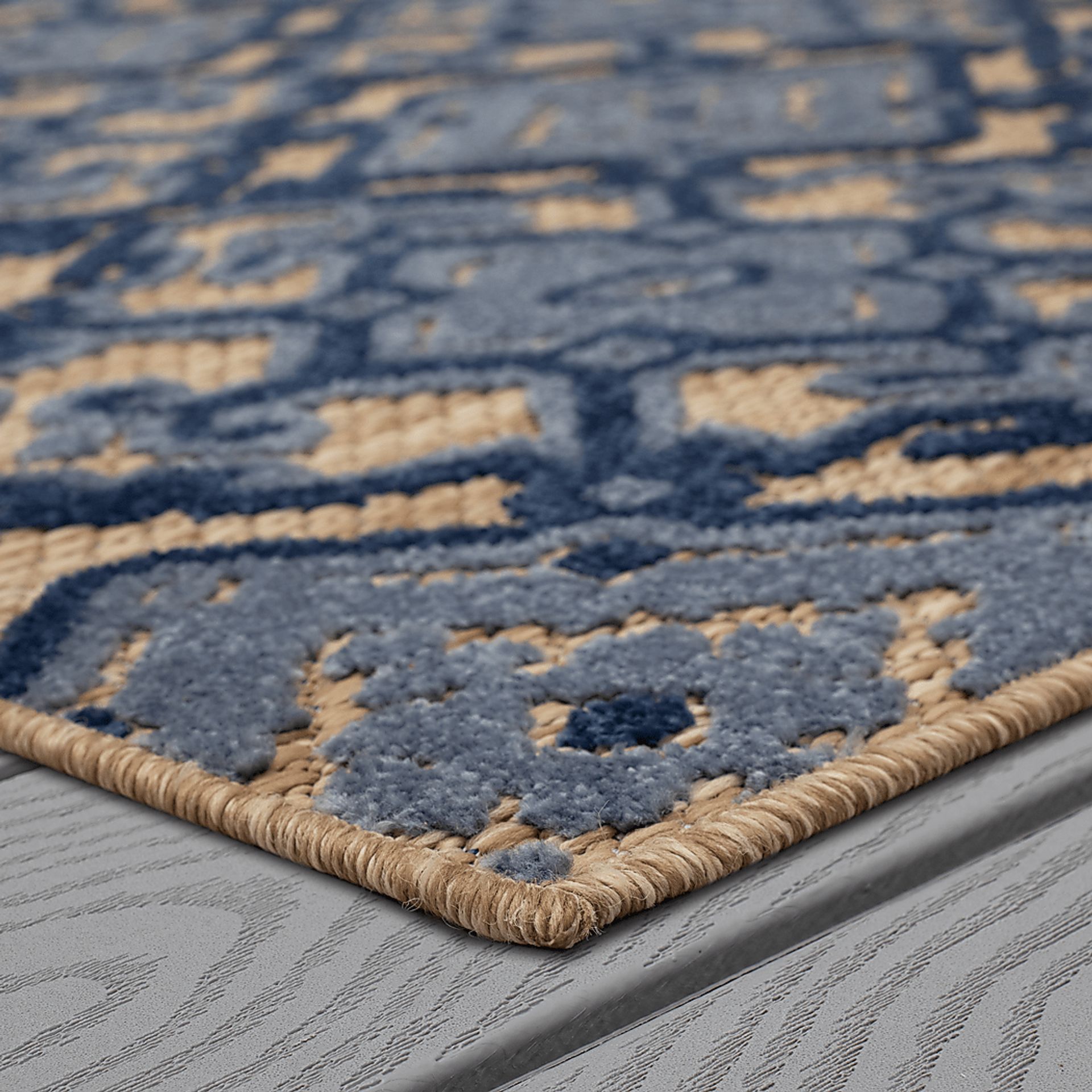 Framingway Blue 7'10 x 10' Indoor/Outdoor Rug - Image 6