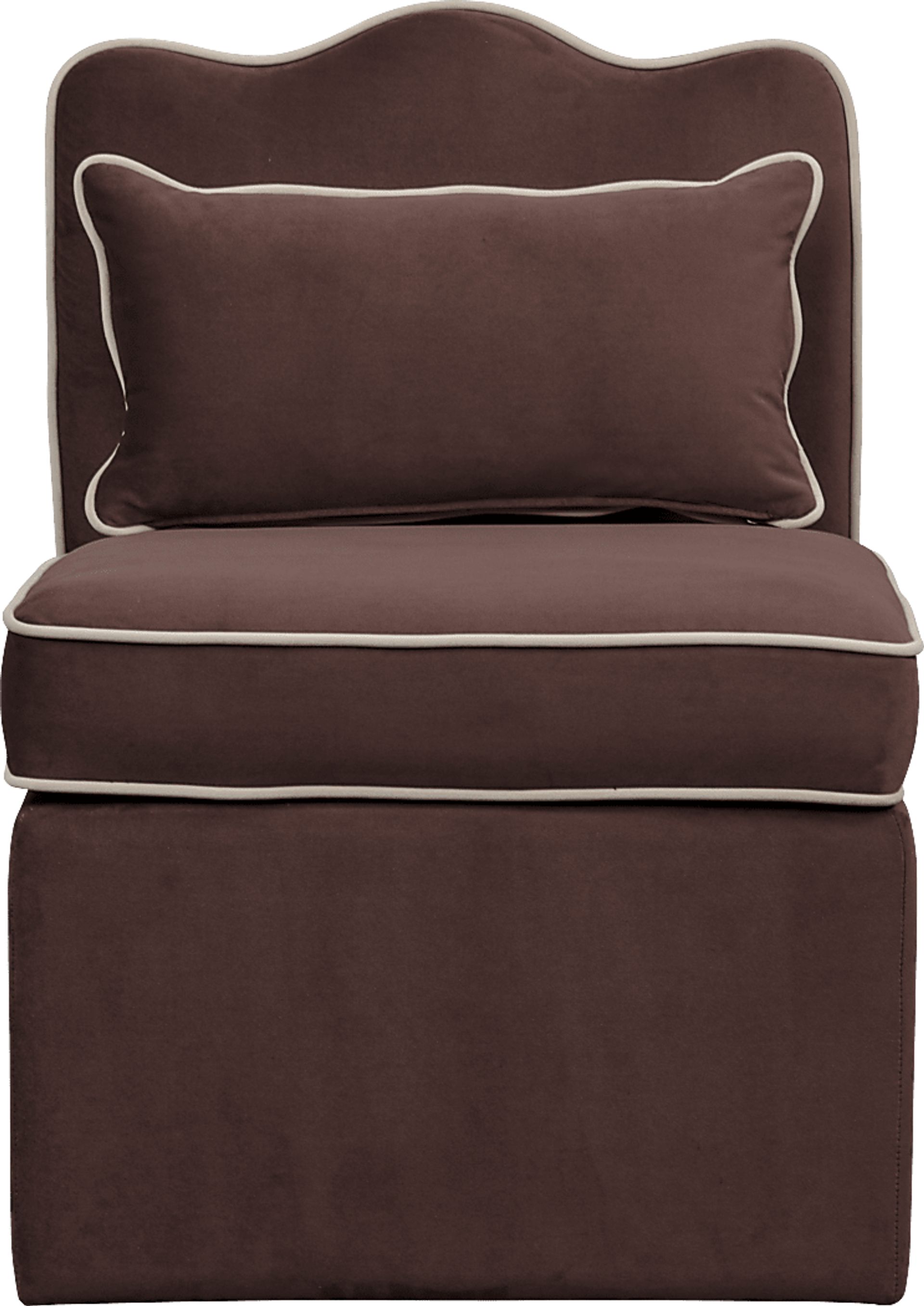 Frances Brown Accent Chair - Image 2