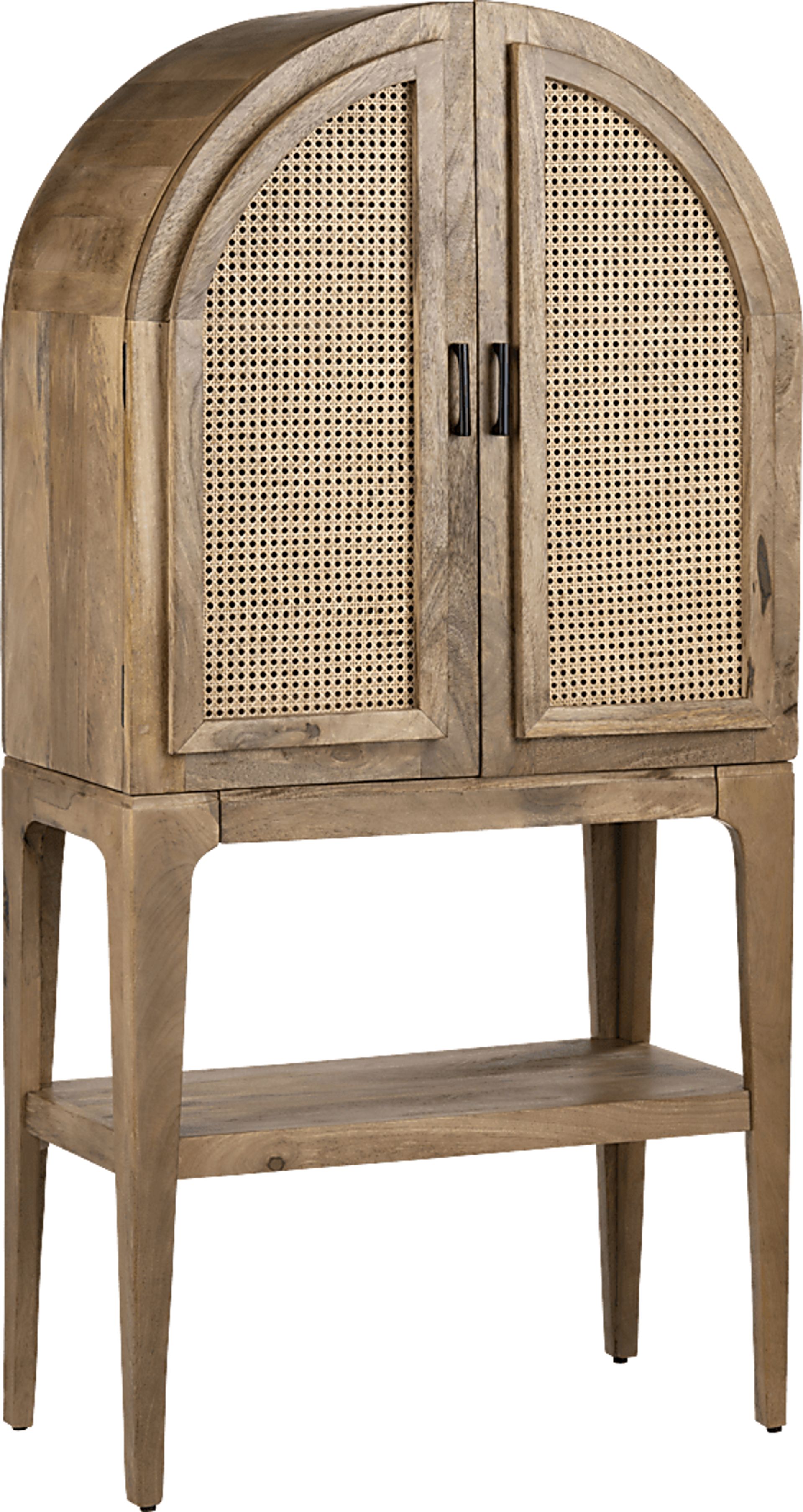 Francine Brown Bar Cabinet - Image 2