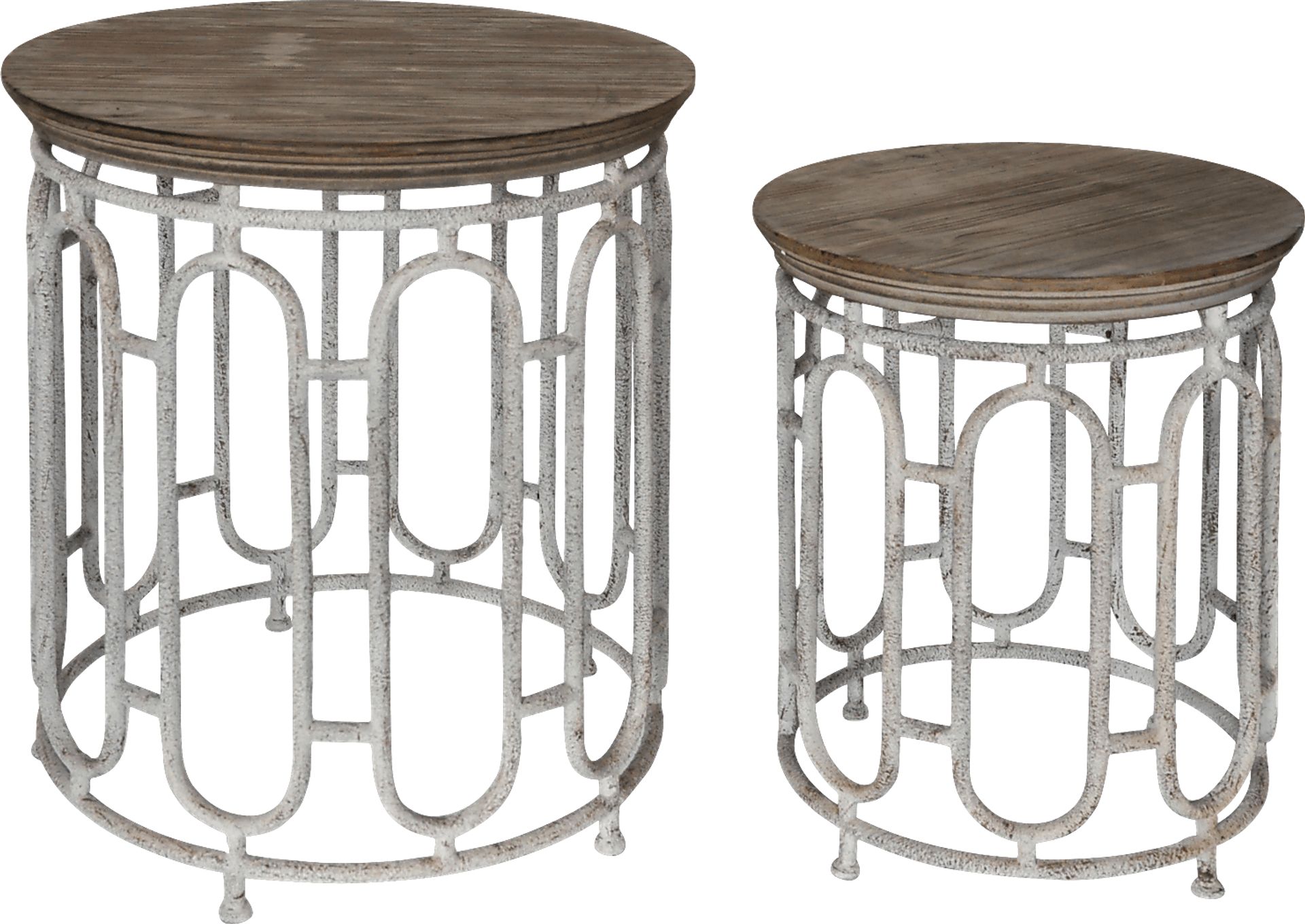 Francis Lane Brown Nesting Tables, Set of 2 - Image 1