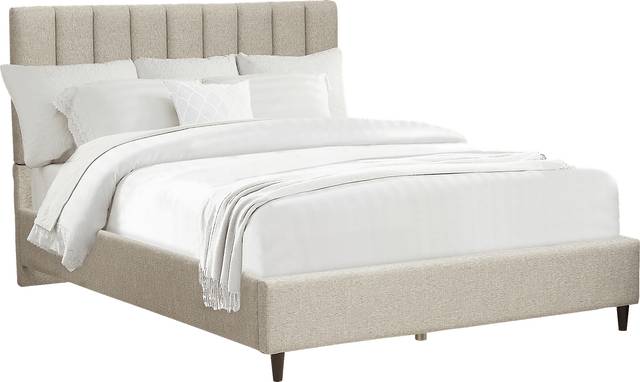 Francis Road Beige Queen Bed - Thumbnail - Image 2
