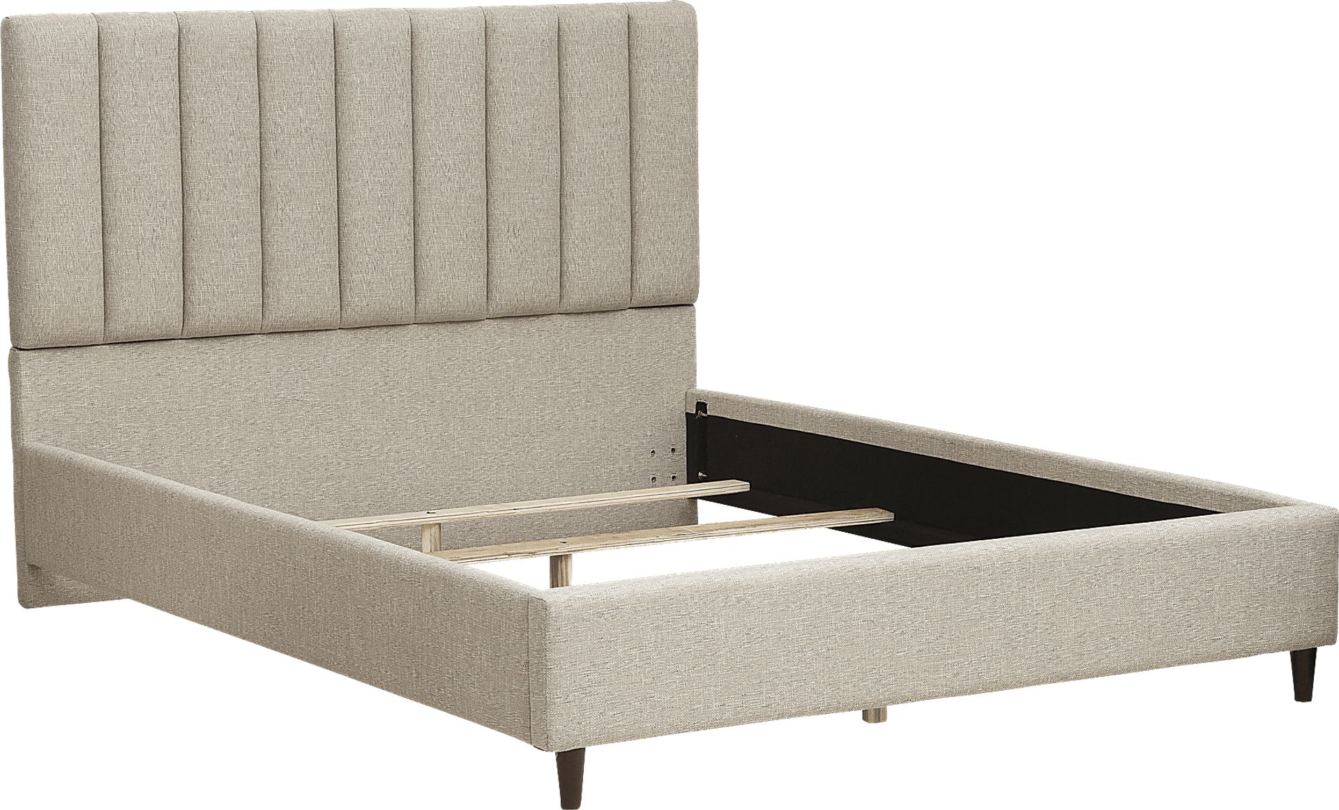 Francis Road Beige Queen Bed - Image 3